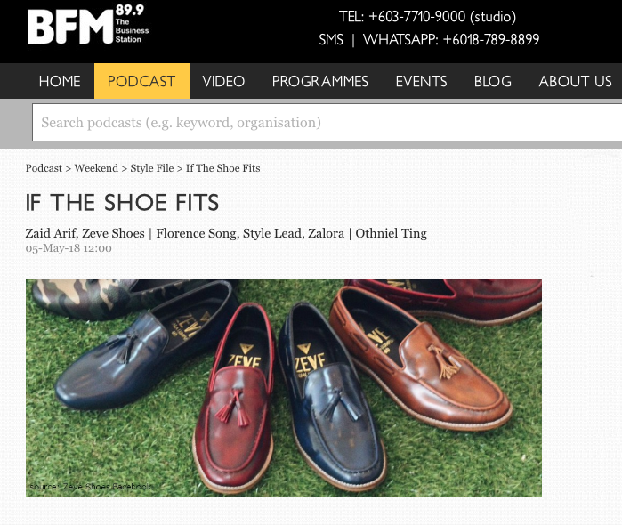 ZEVE aired on BFM - May '18
