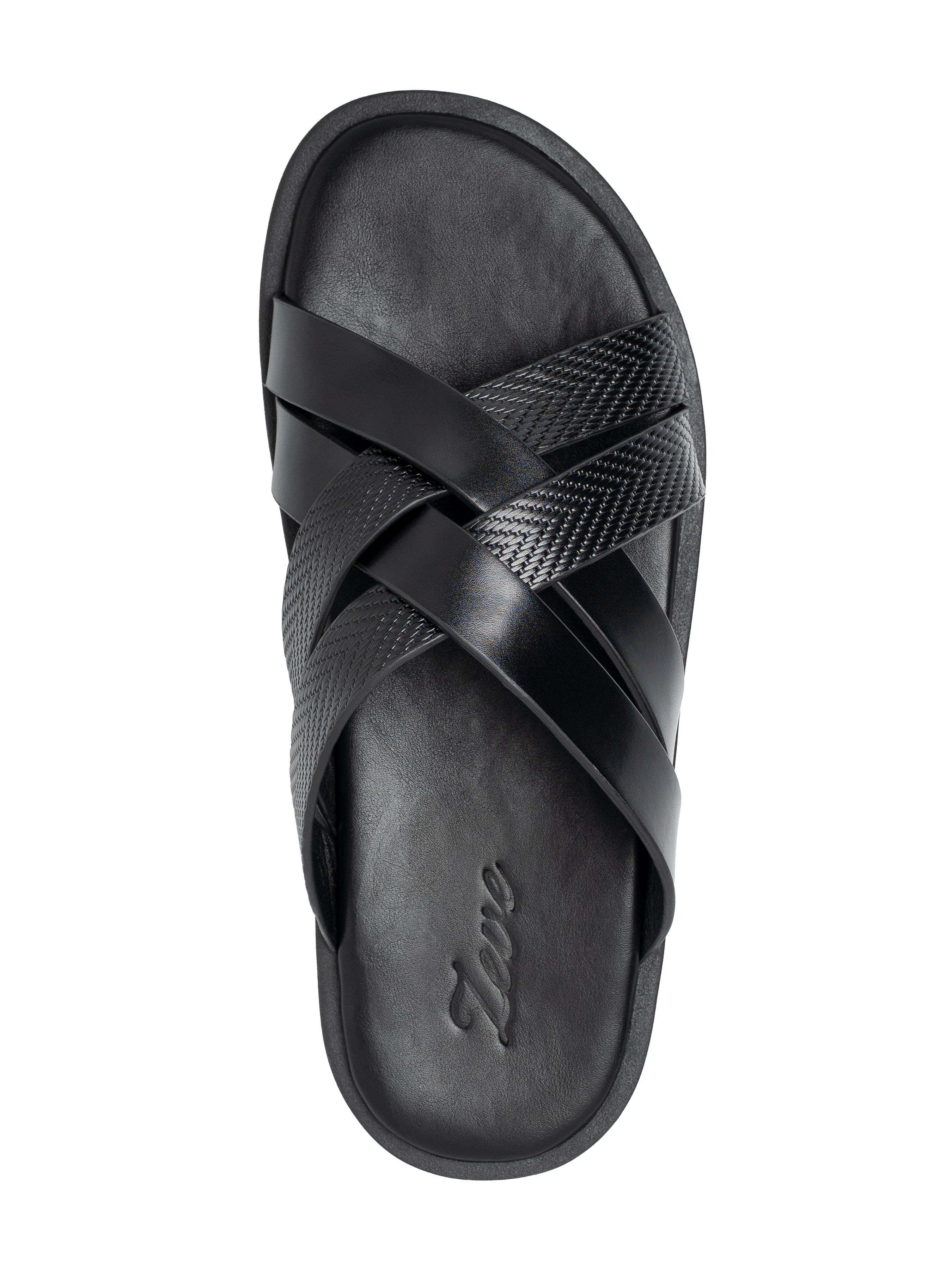 Alun Sandal - Solid Black