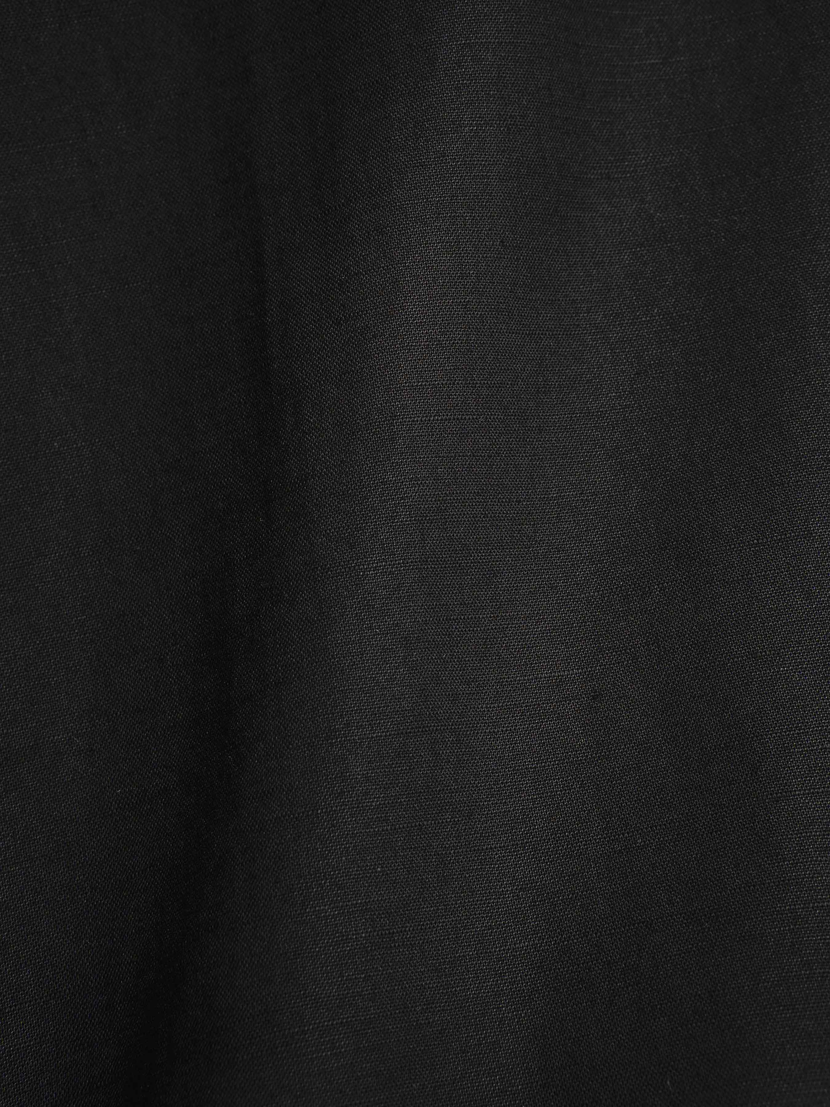 Aris Linen Shirt - Black