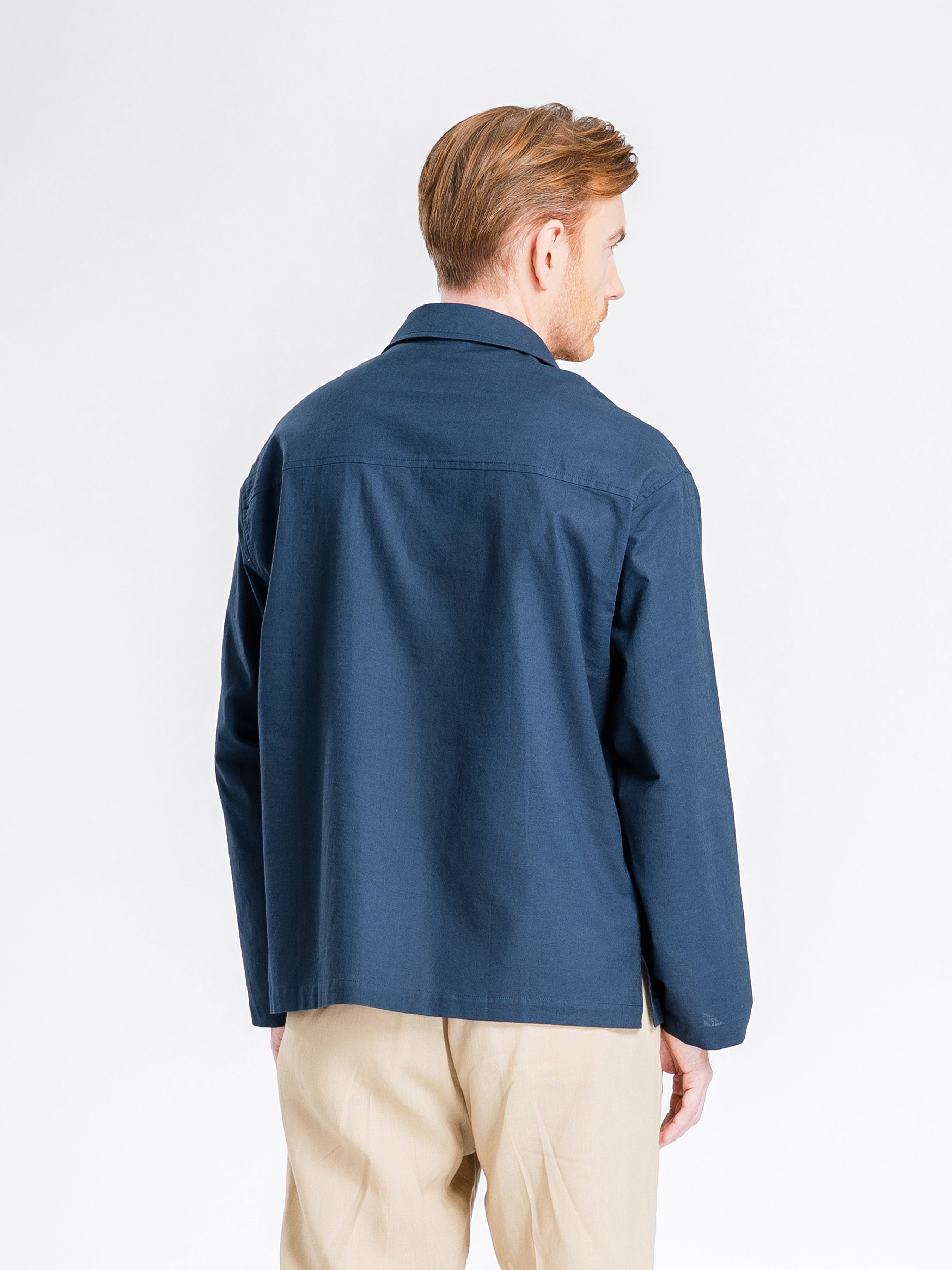 Aris Linen Shirt - Blue