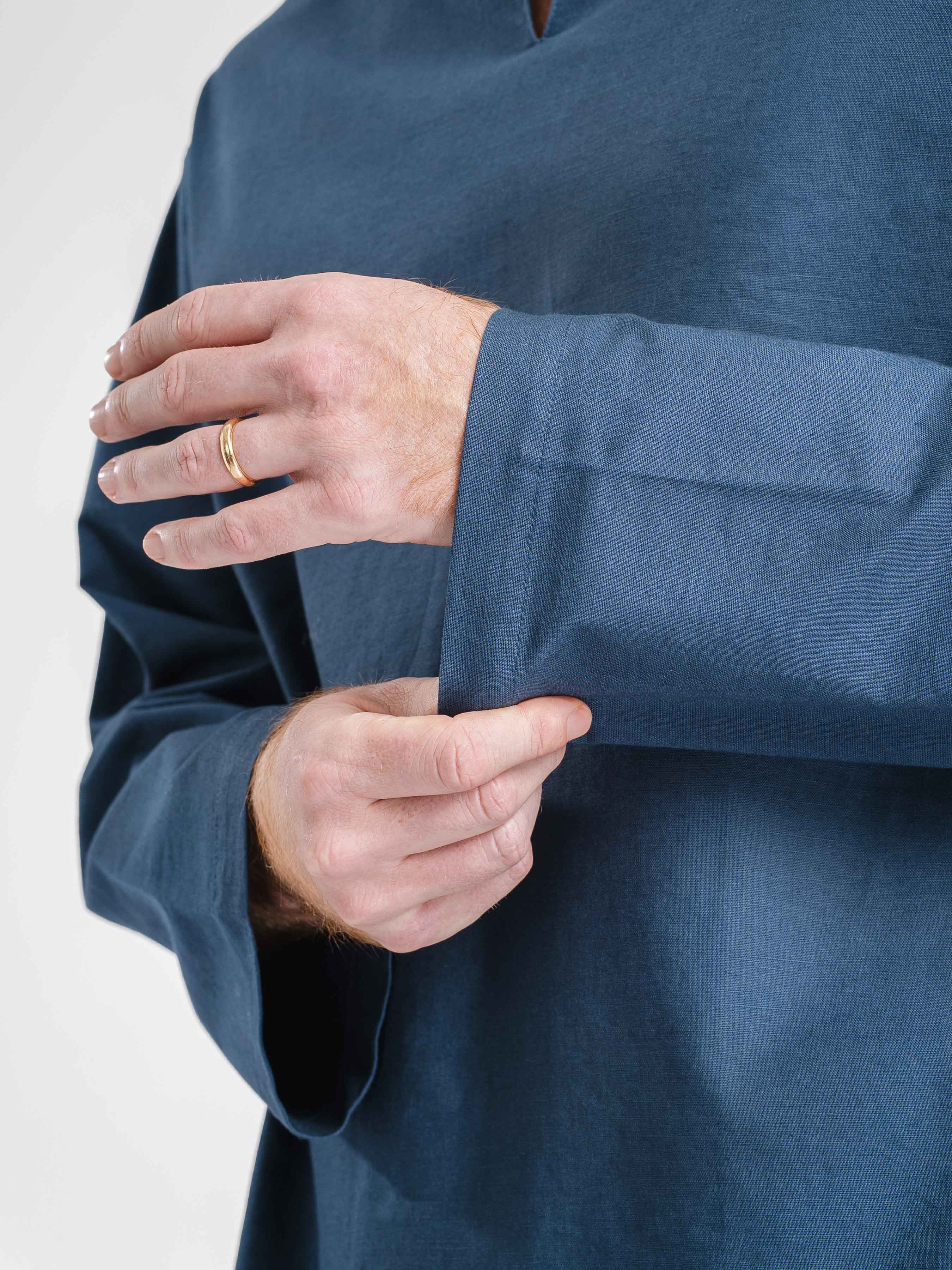 Aris Linen Shirt - Blue