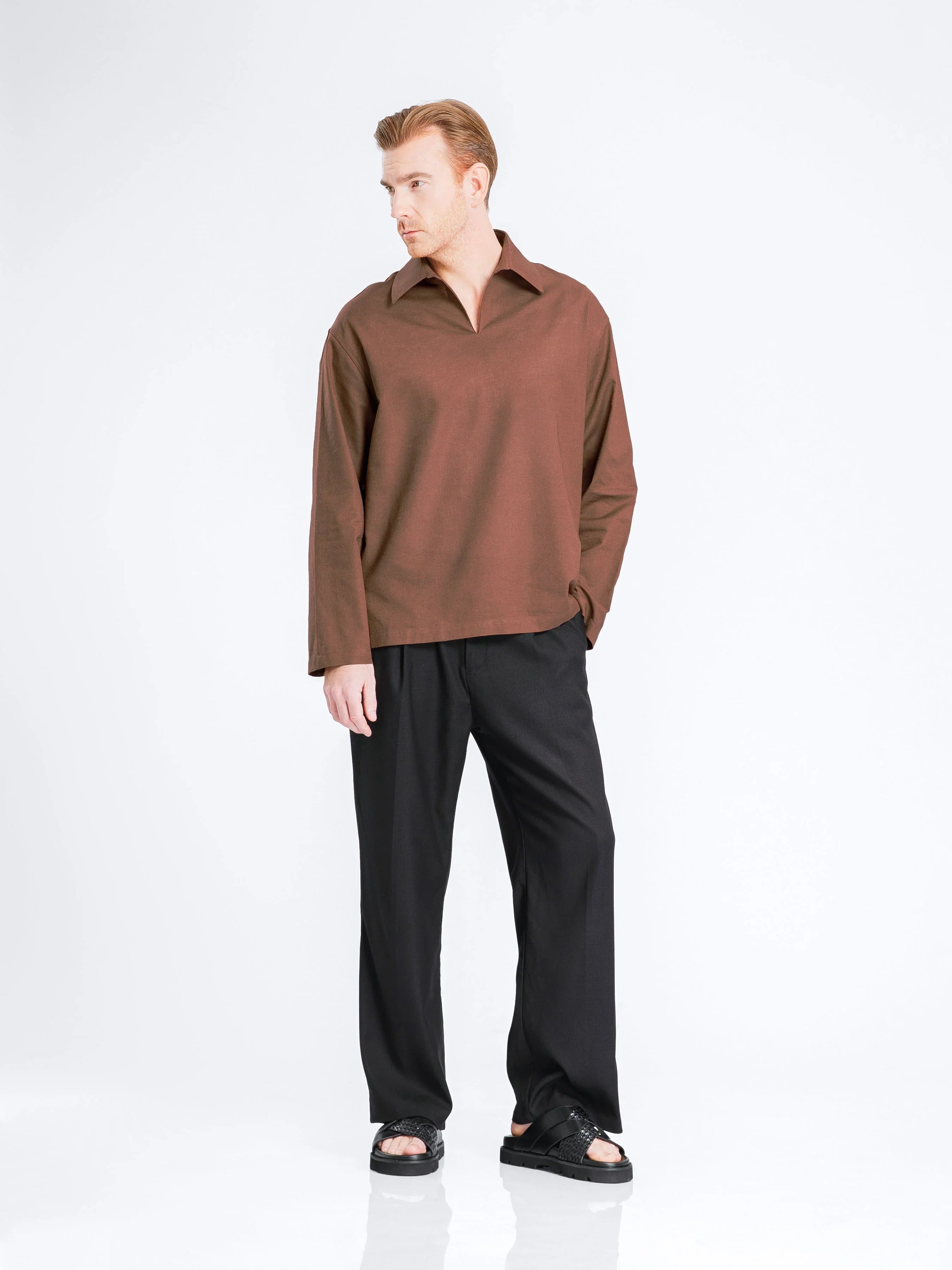 ArisShirtCoffee_VareuseCollar_2_6e84cedd-01dc-4147-88a1-9fdf18b736f1 - Zeve