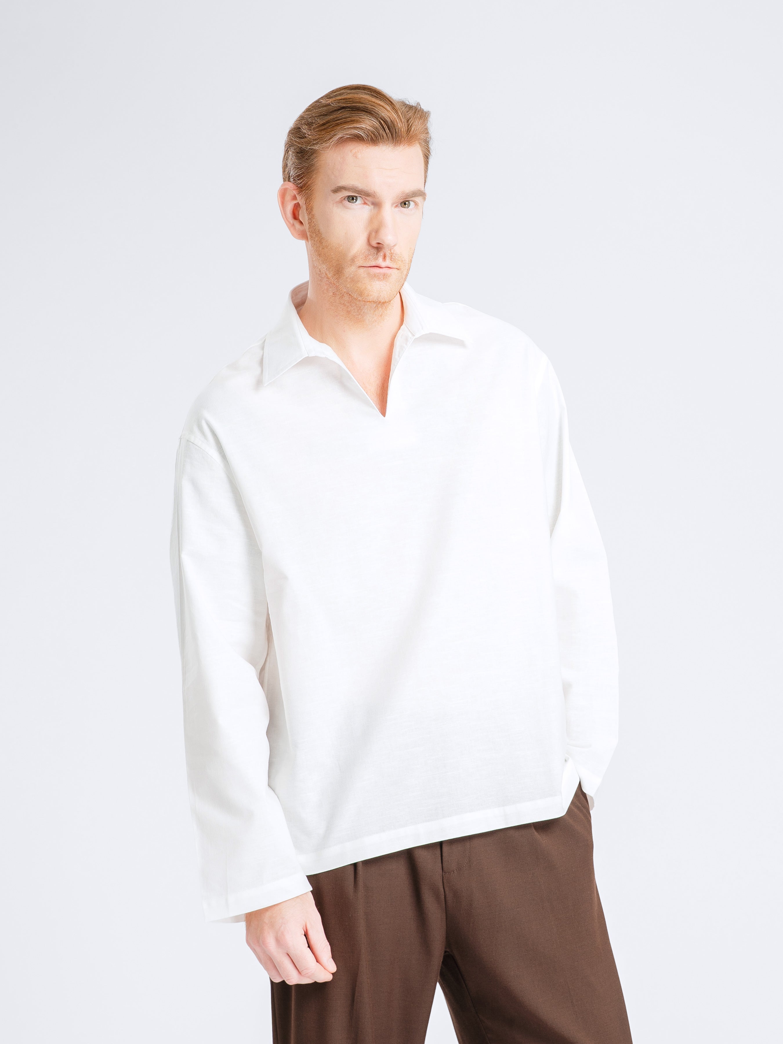Aris Linen Shirt - White