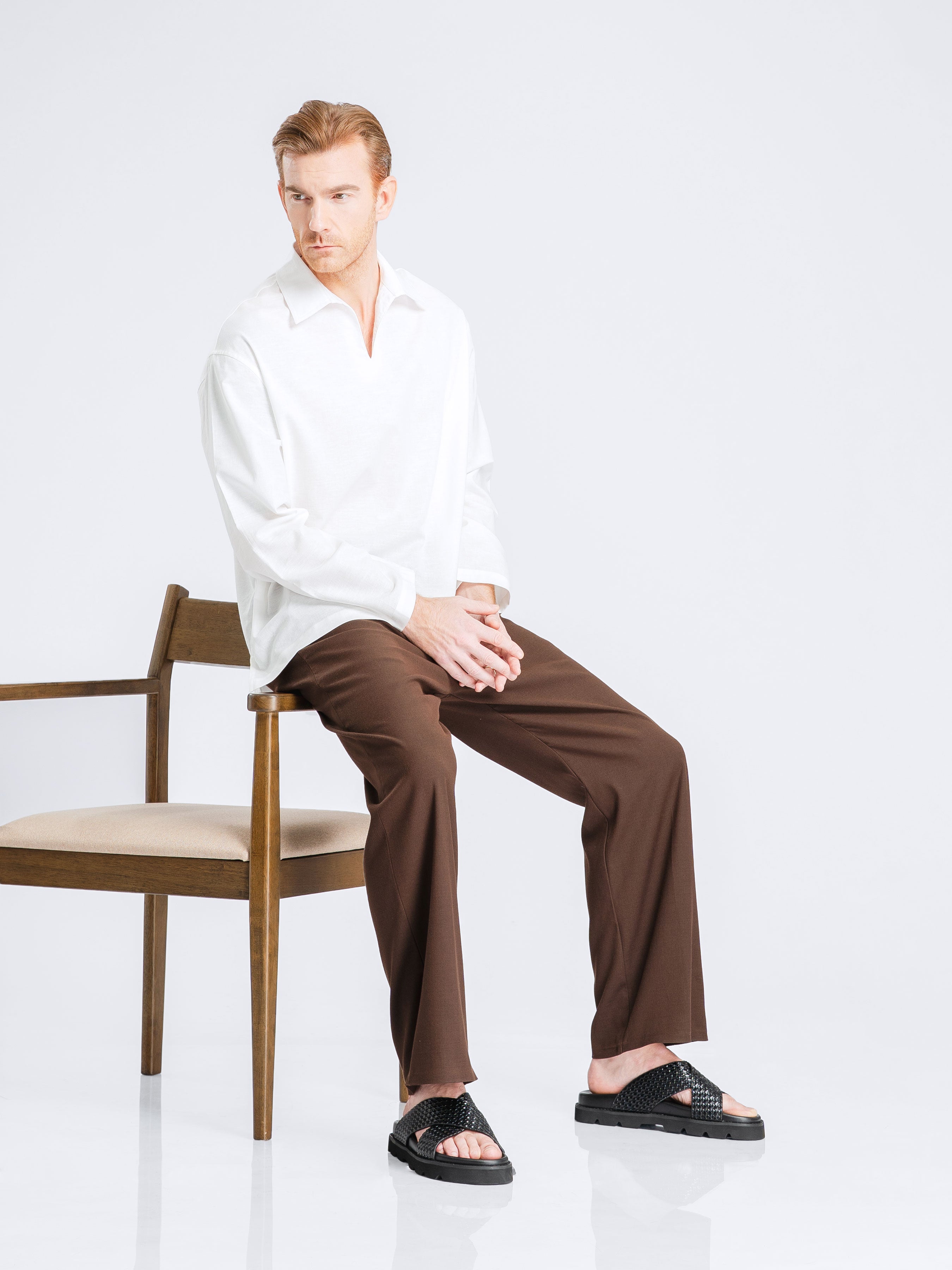 Aris Linen Shirt - White
