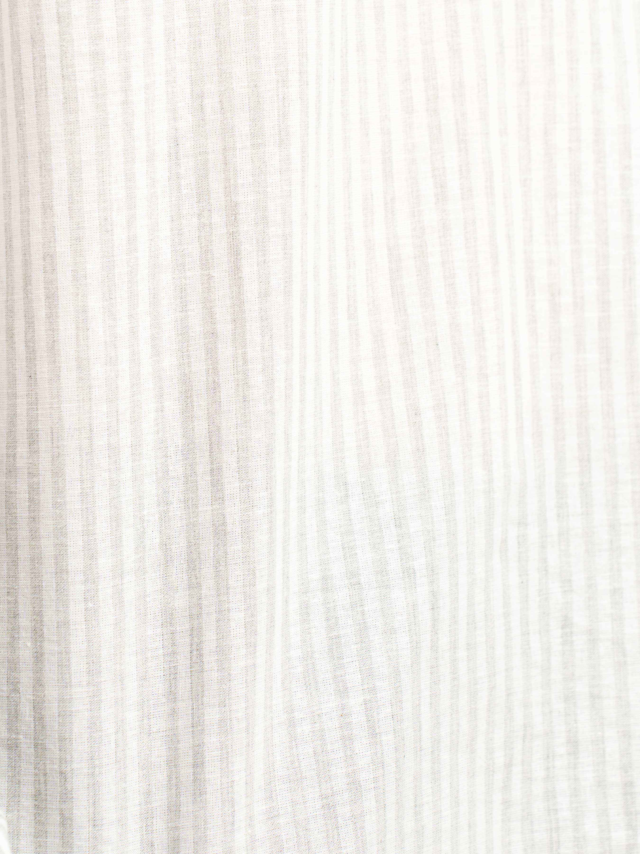 Armand Linen Shirt - White Grey Line (Stripe)