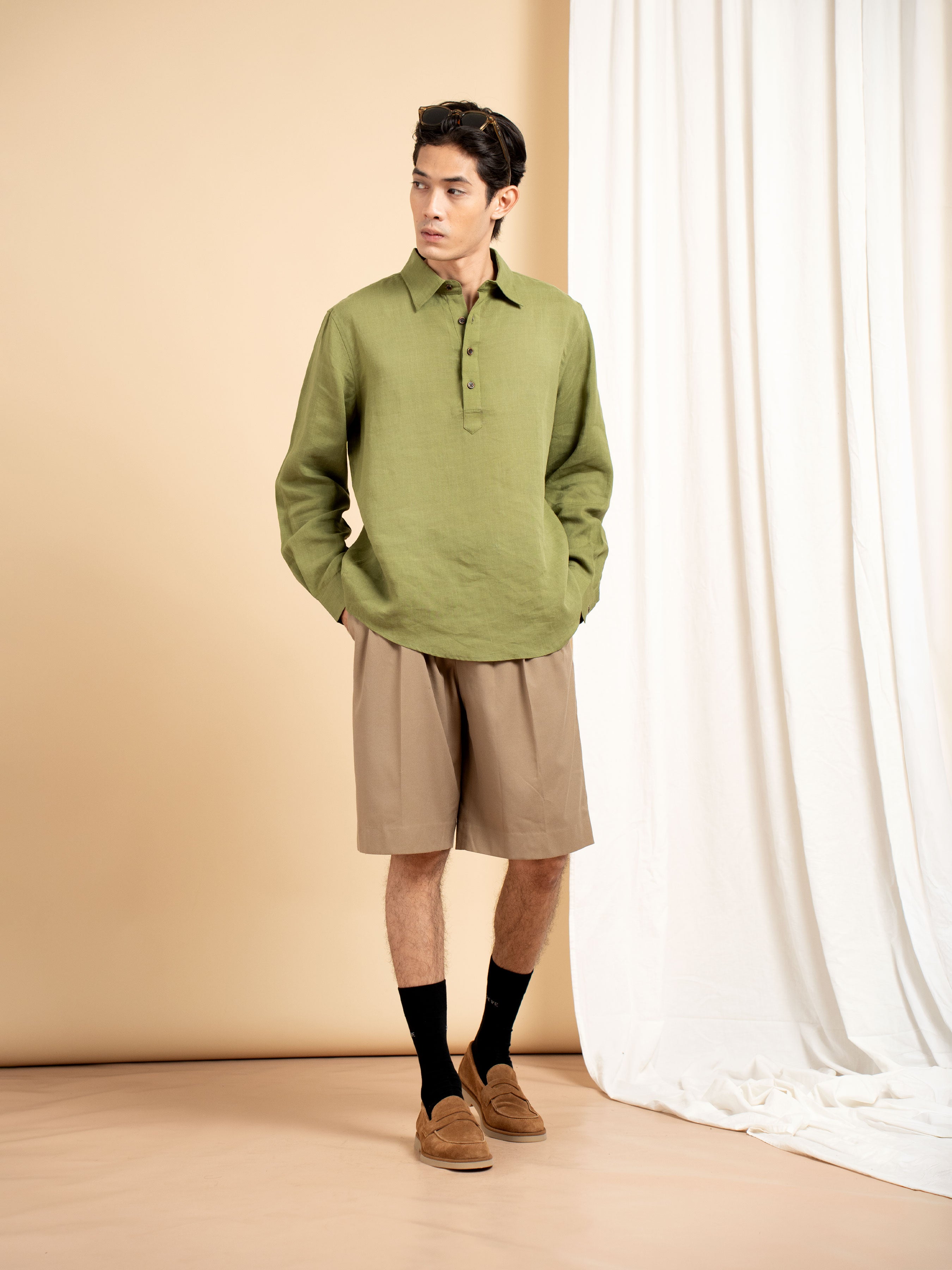 Armand Shirt - Olive Green