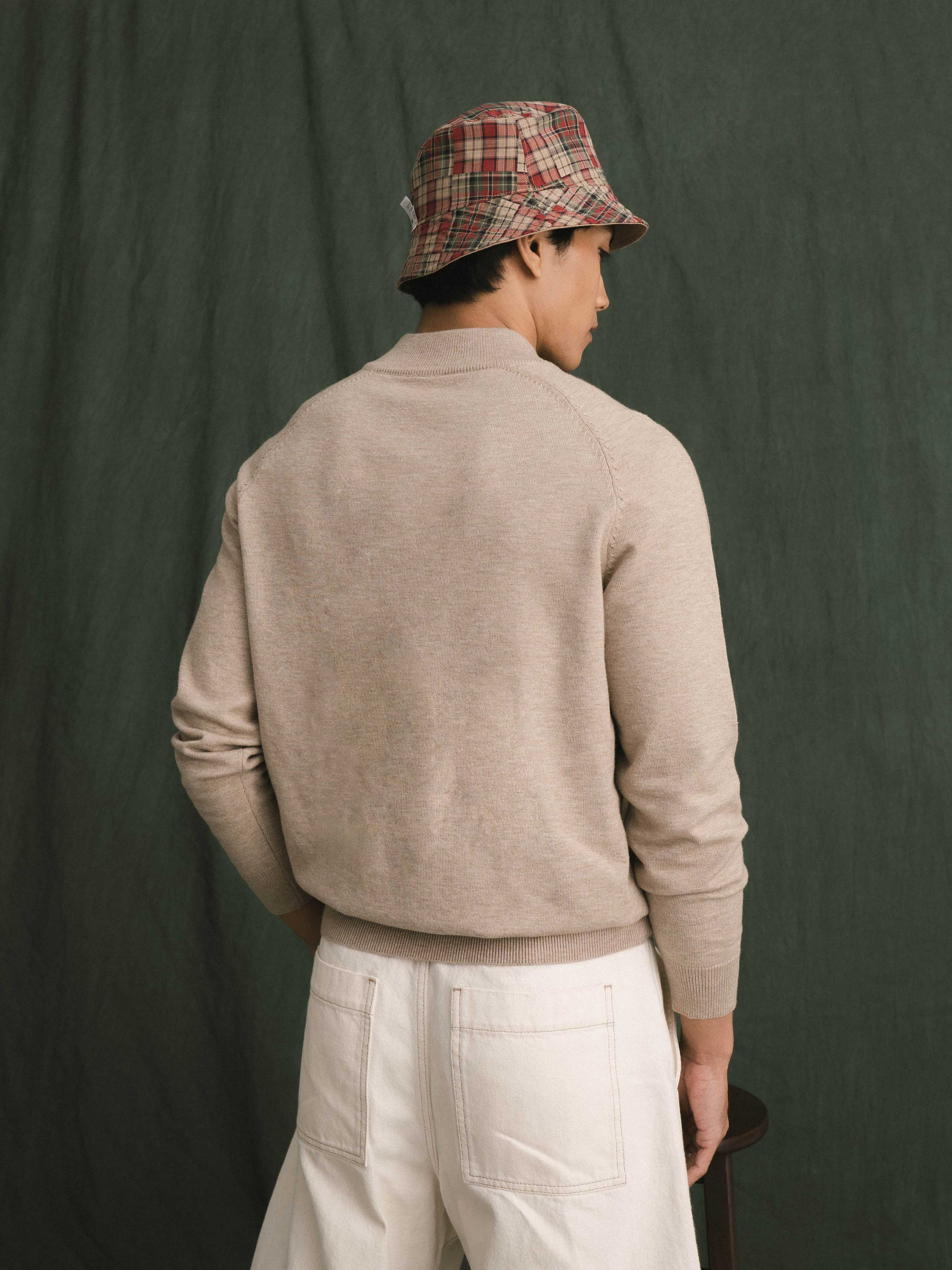 Auren Knit - Sand Quater-Zip