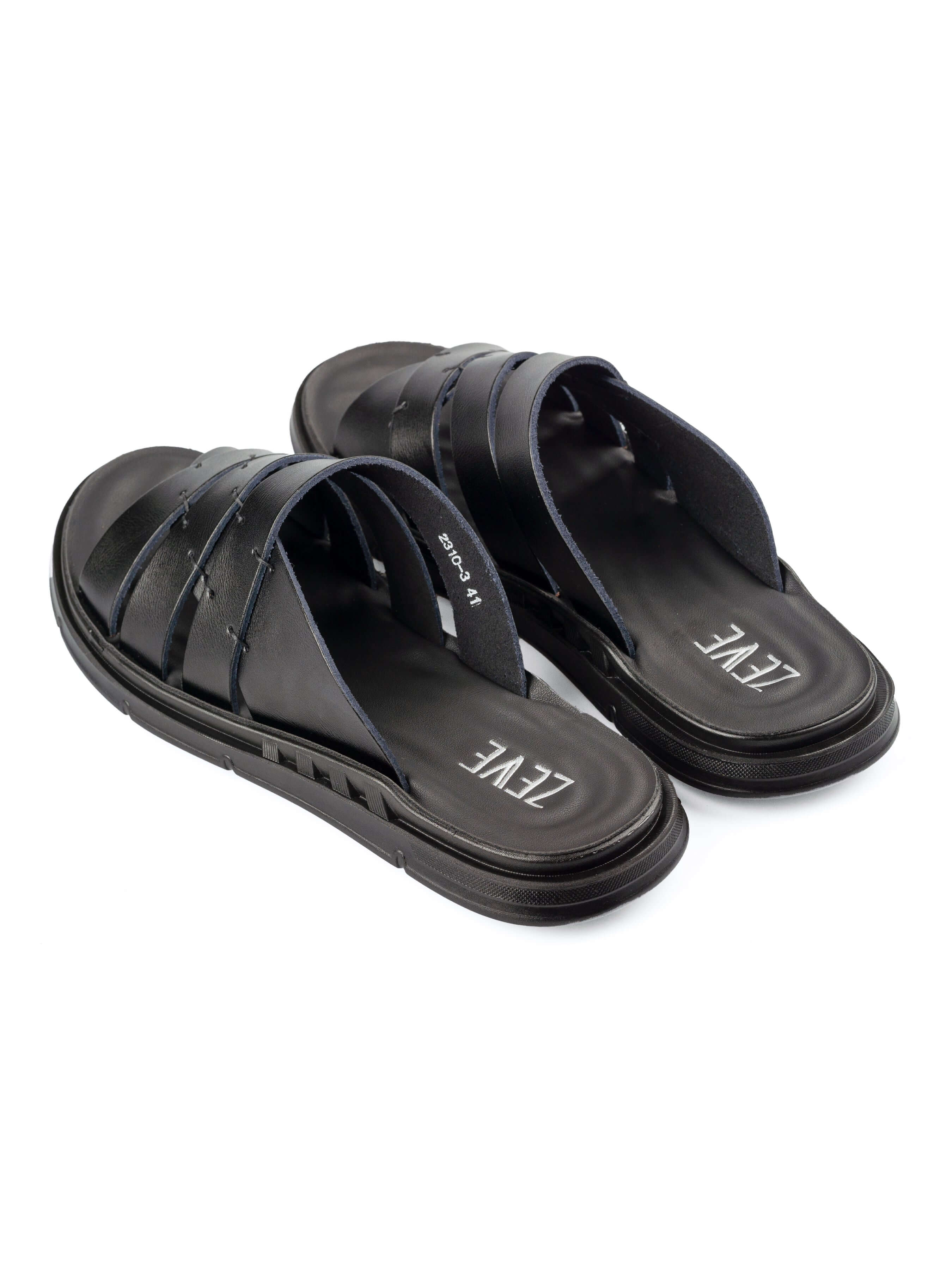 Hael Sandal - Black Leather