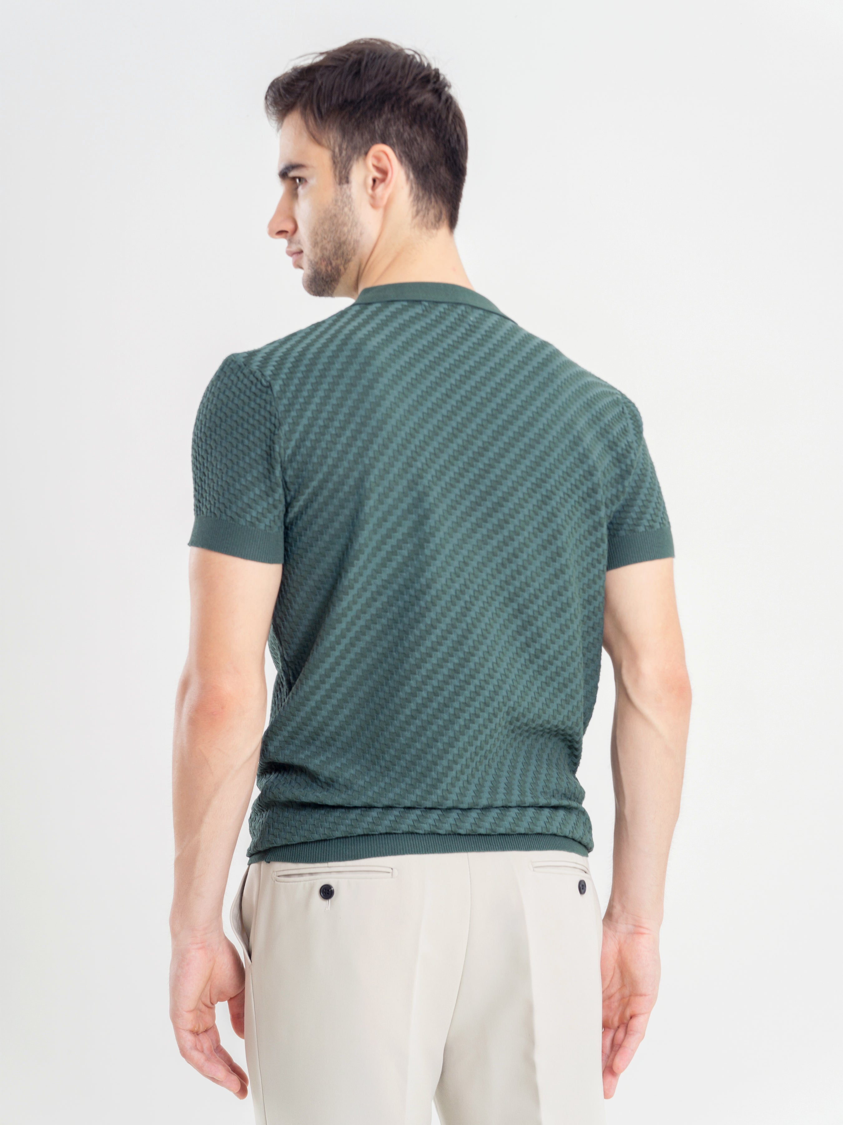 Basketweave-Knit-Polo-Tee-Forest-Green_03_219157c0-a63e-4ca6-ad4f-ed670561e034 - Zeve