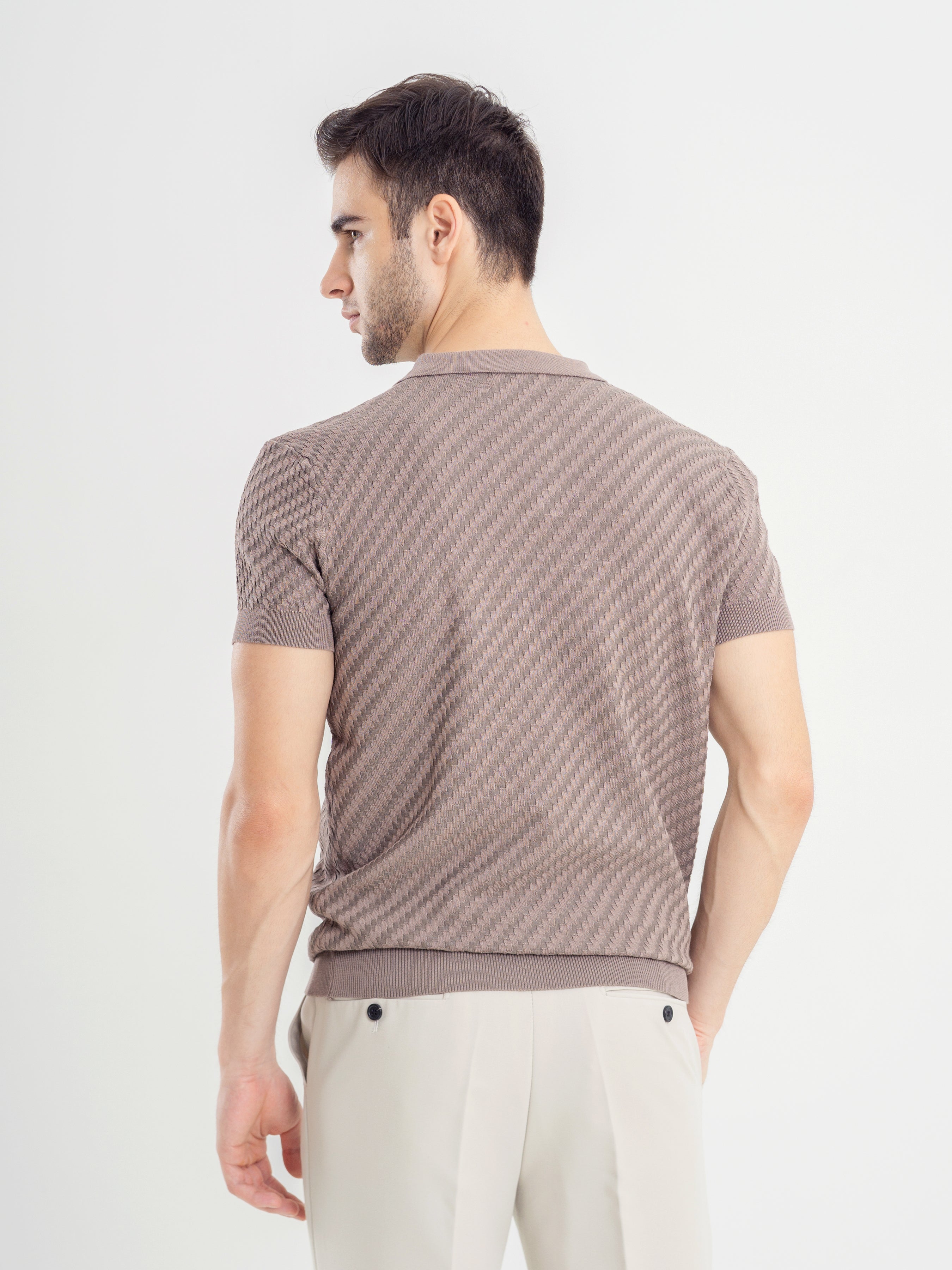 Basketweave-Knit-Polo-Tee-Macchiato_03_8bbab644-1162-4644-9115-2a12e1929066 - Zeve