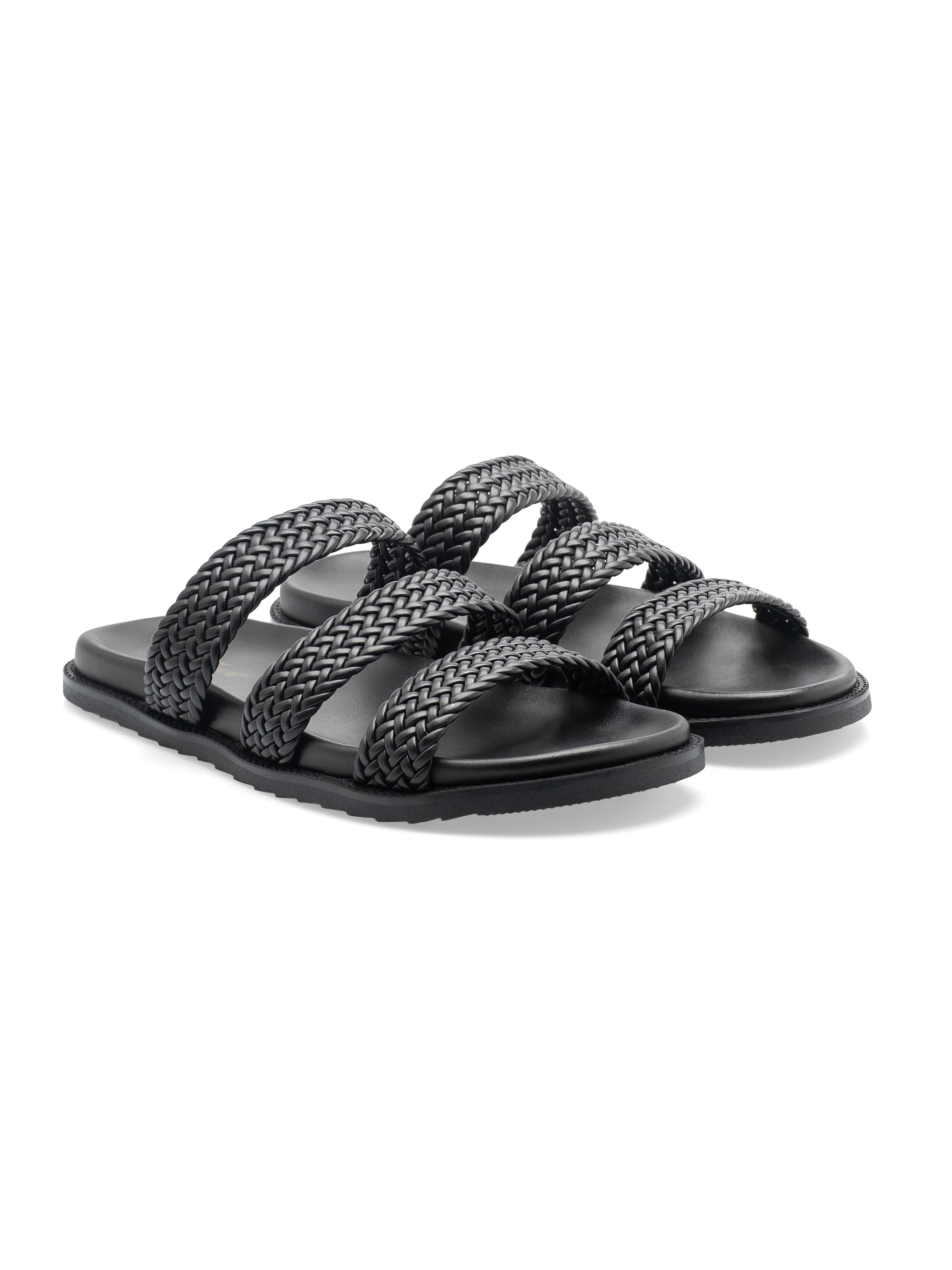 Bayu Sandal - Solid Black
