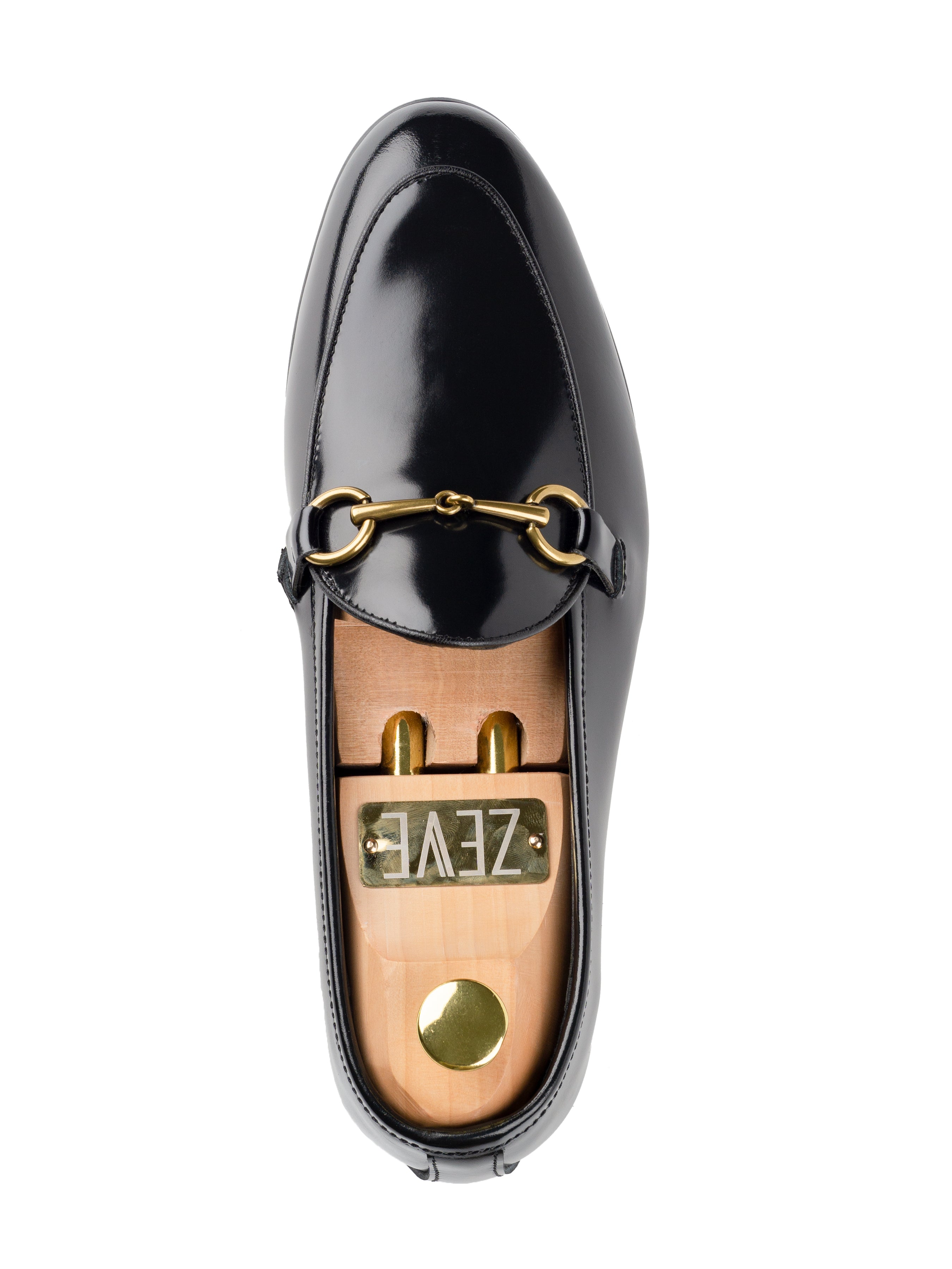 Belgian-Loafer-Horsebit-Buckle-Black-Patent-_Gold-Buckle__04 - Zeve