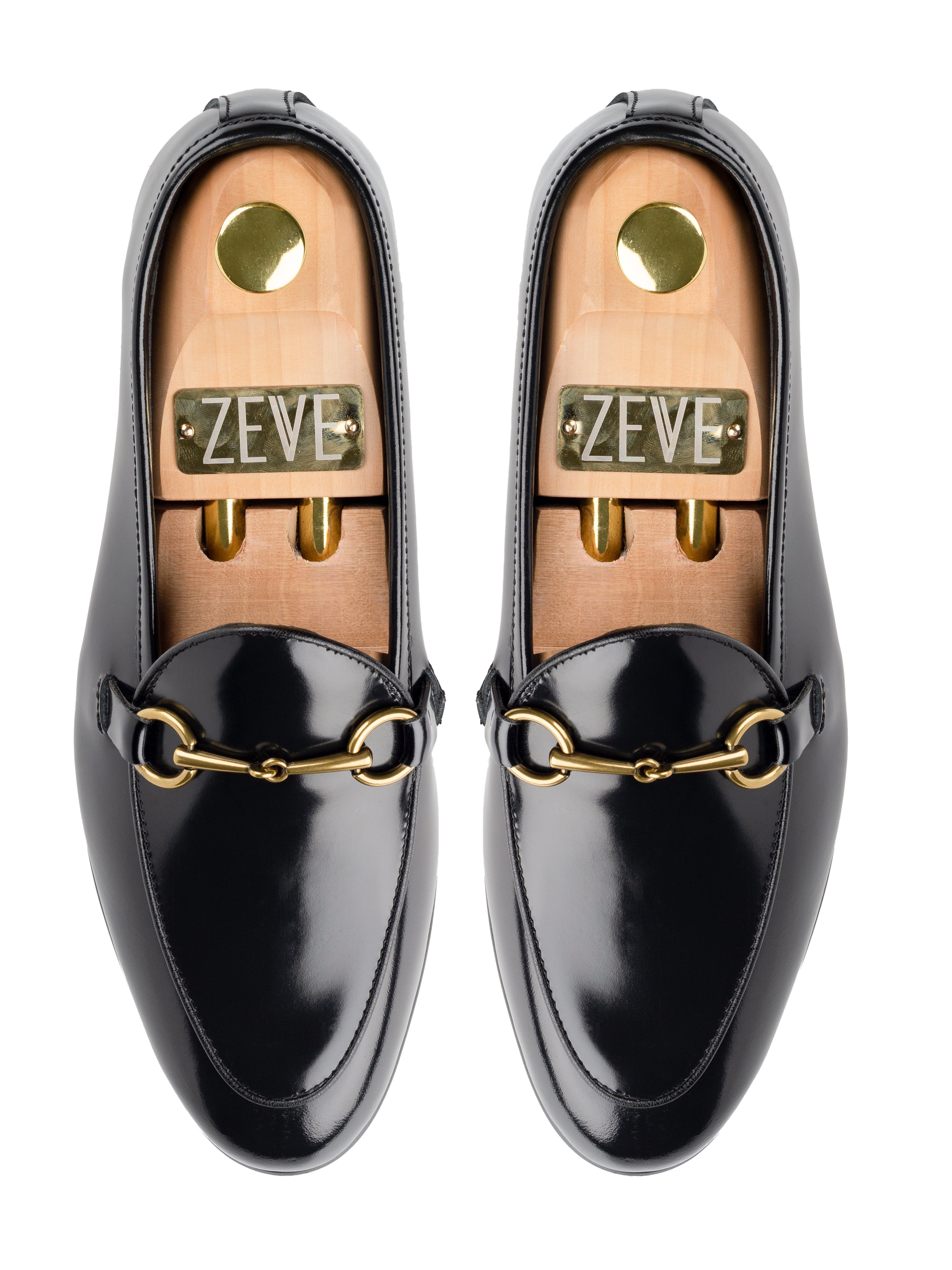 Belgian-Loafer-Horsebit-Buckle-Black-Patent-_Gold-Buckle__05 - Zeve