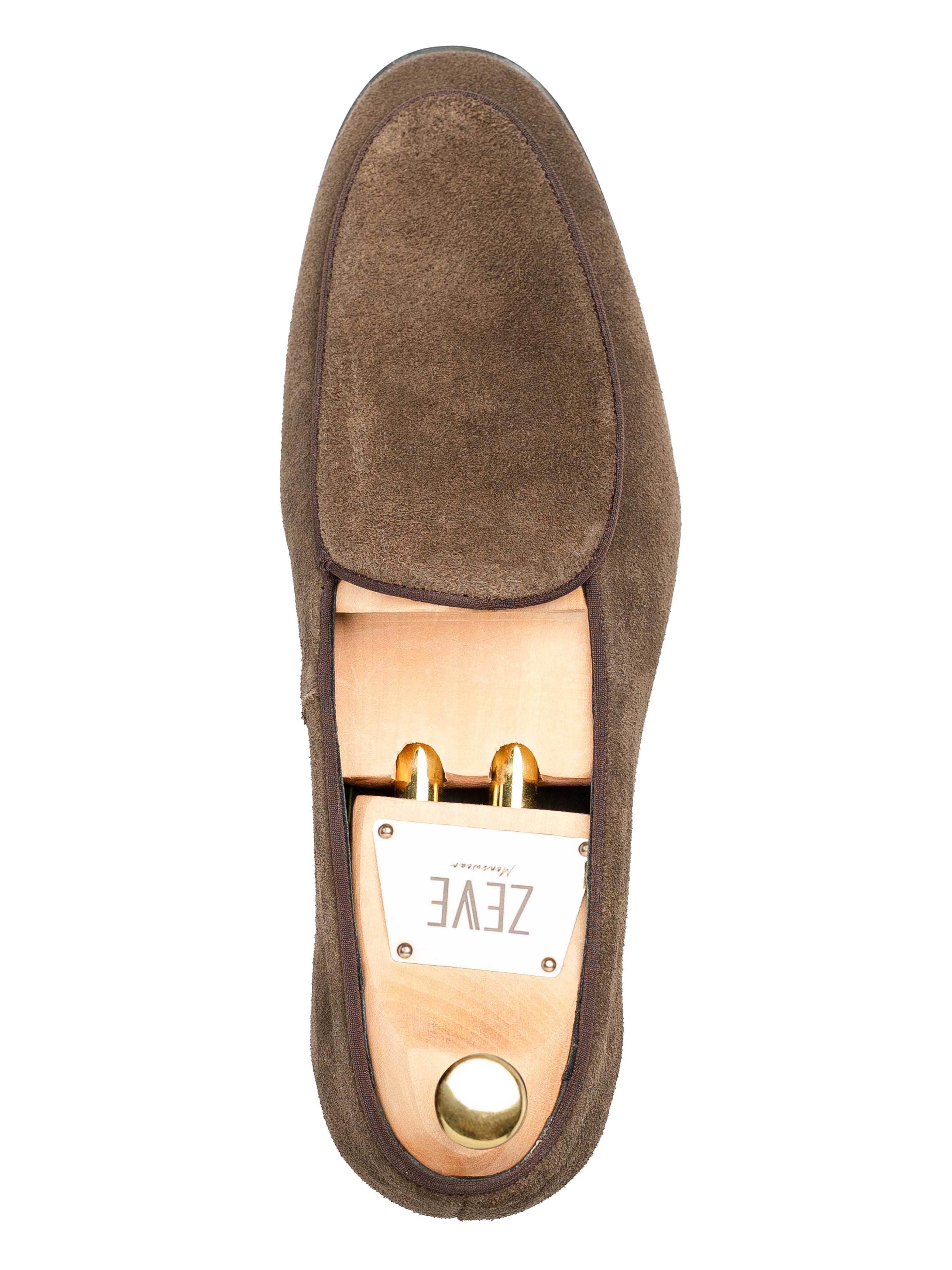 Belgian Loafer - Brown Suede Leather