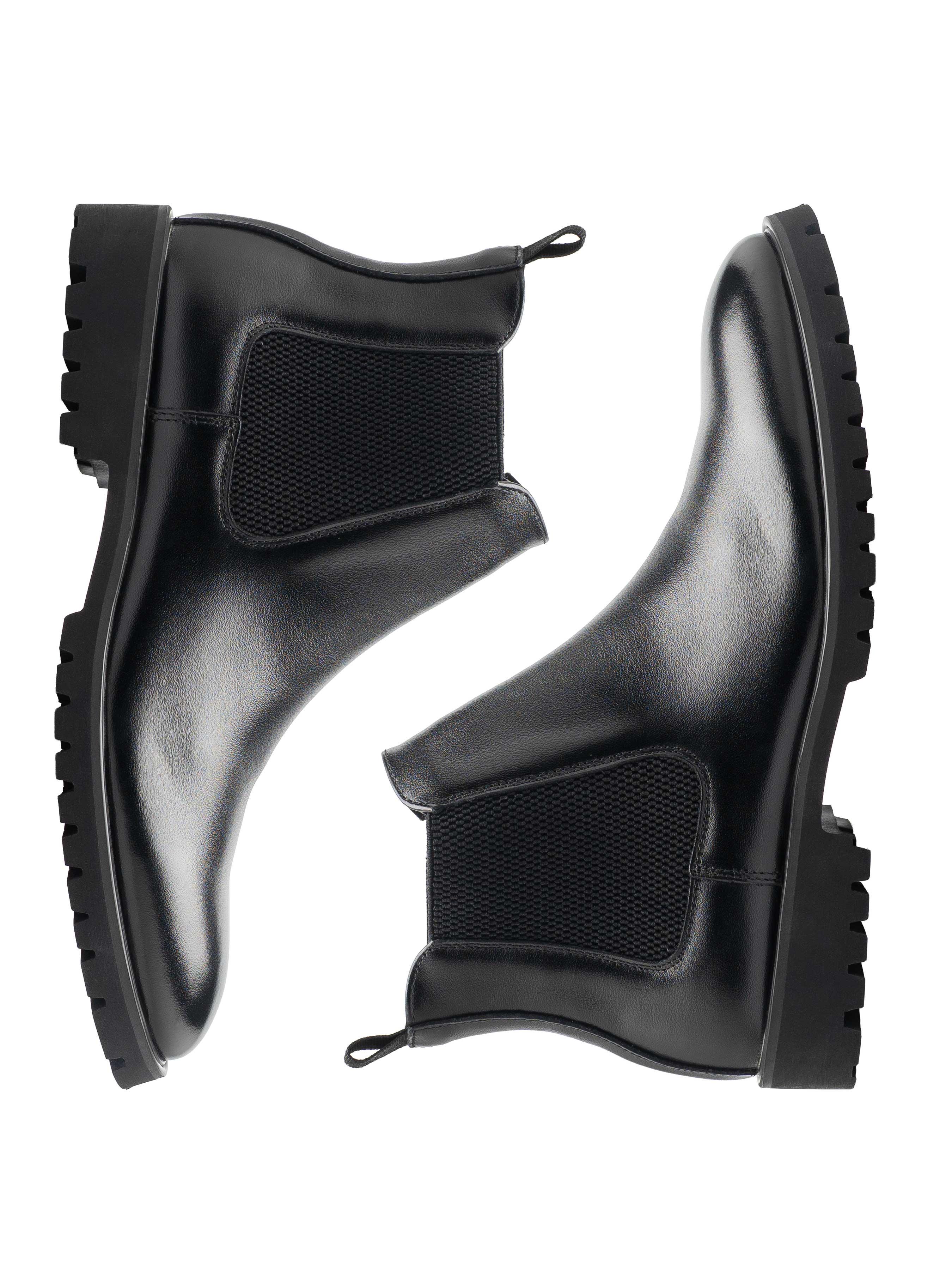 Braxon Chelsea Boots - Solid Black (Brava Sole)