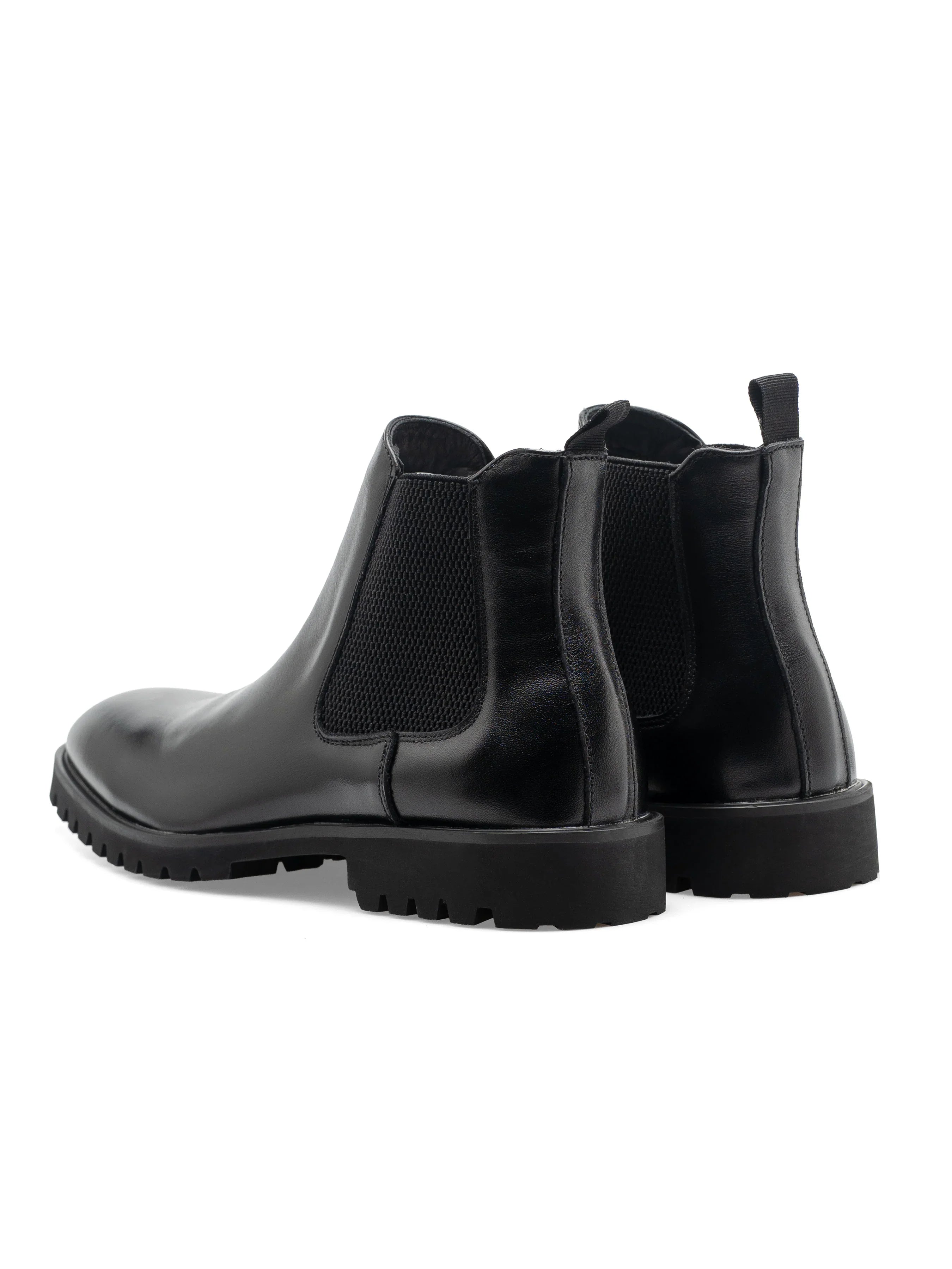 Braxon Chelsea Boots - Solid Black (Brava Sole)