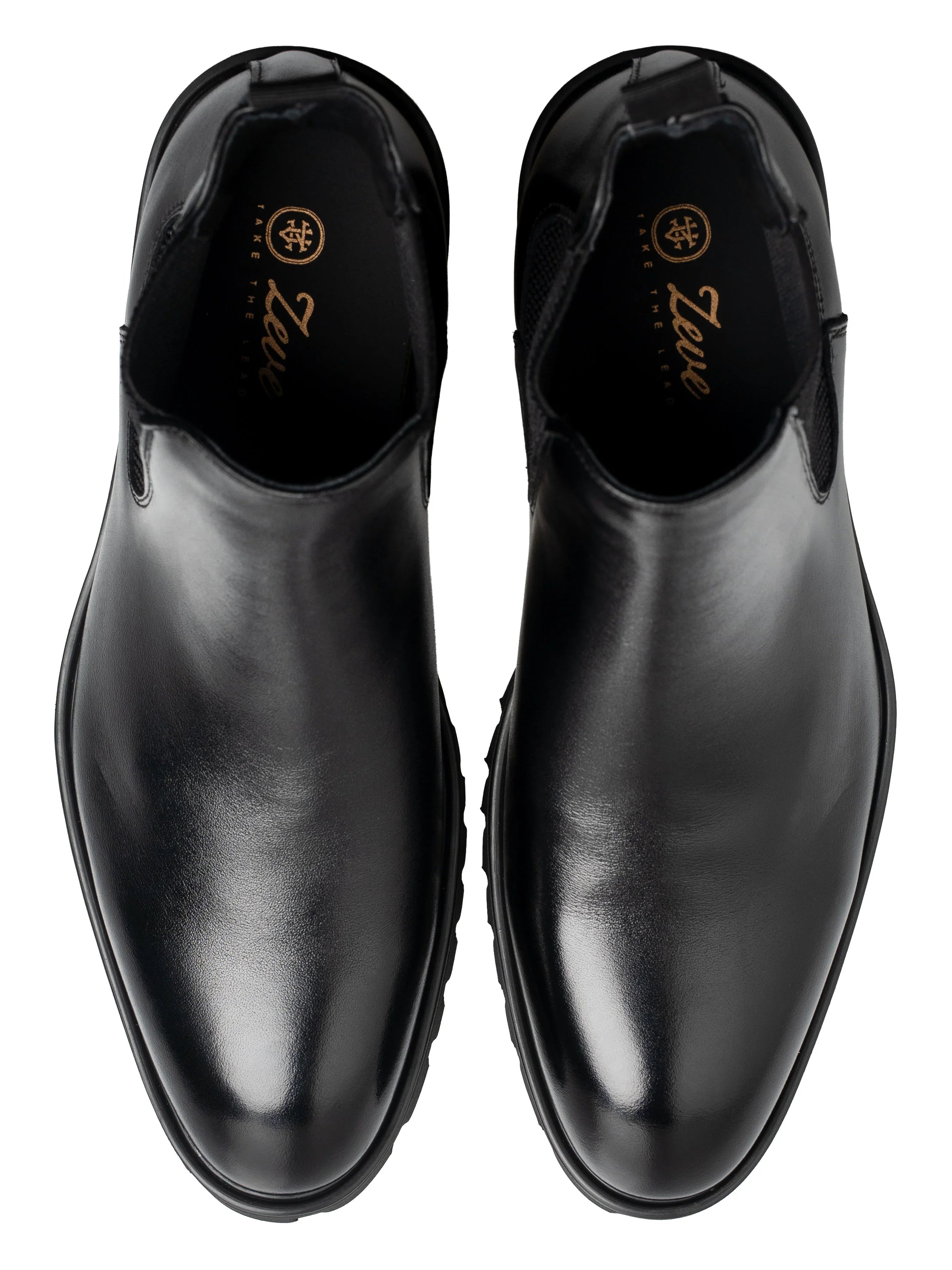 Braxon Chelsea Boots - Solid Black (Brava Sole)