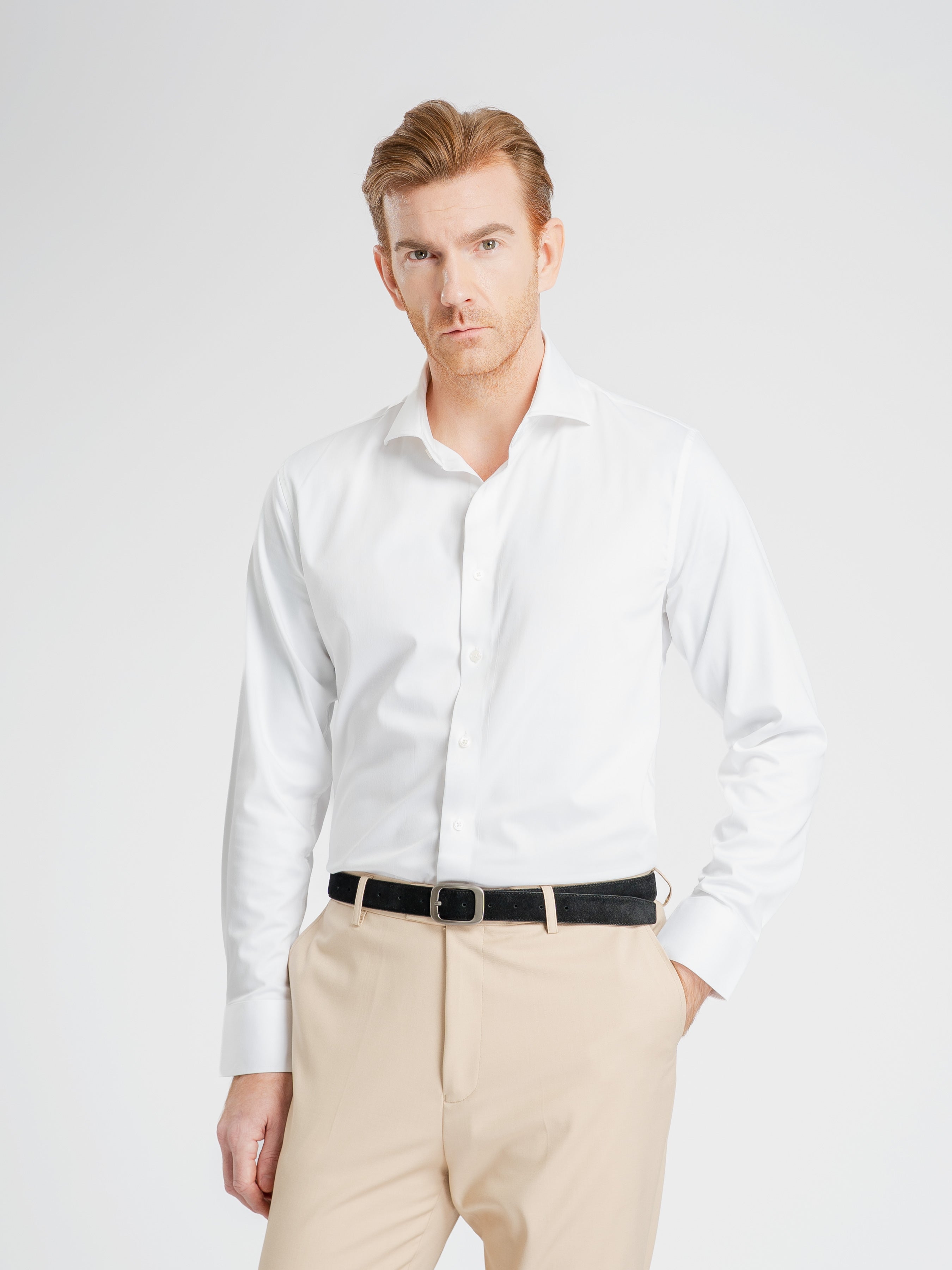 Capri Formal Shirt - White Windsor Collar