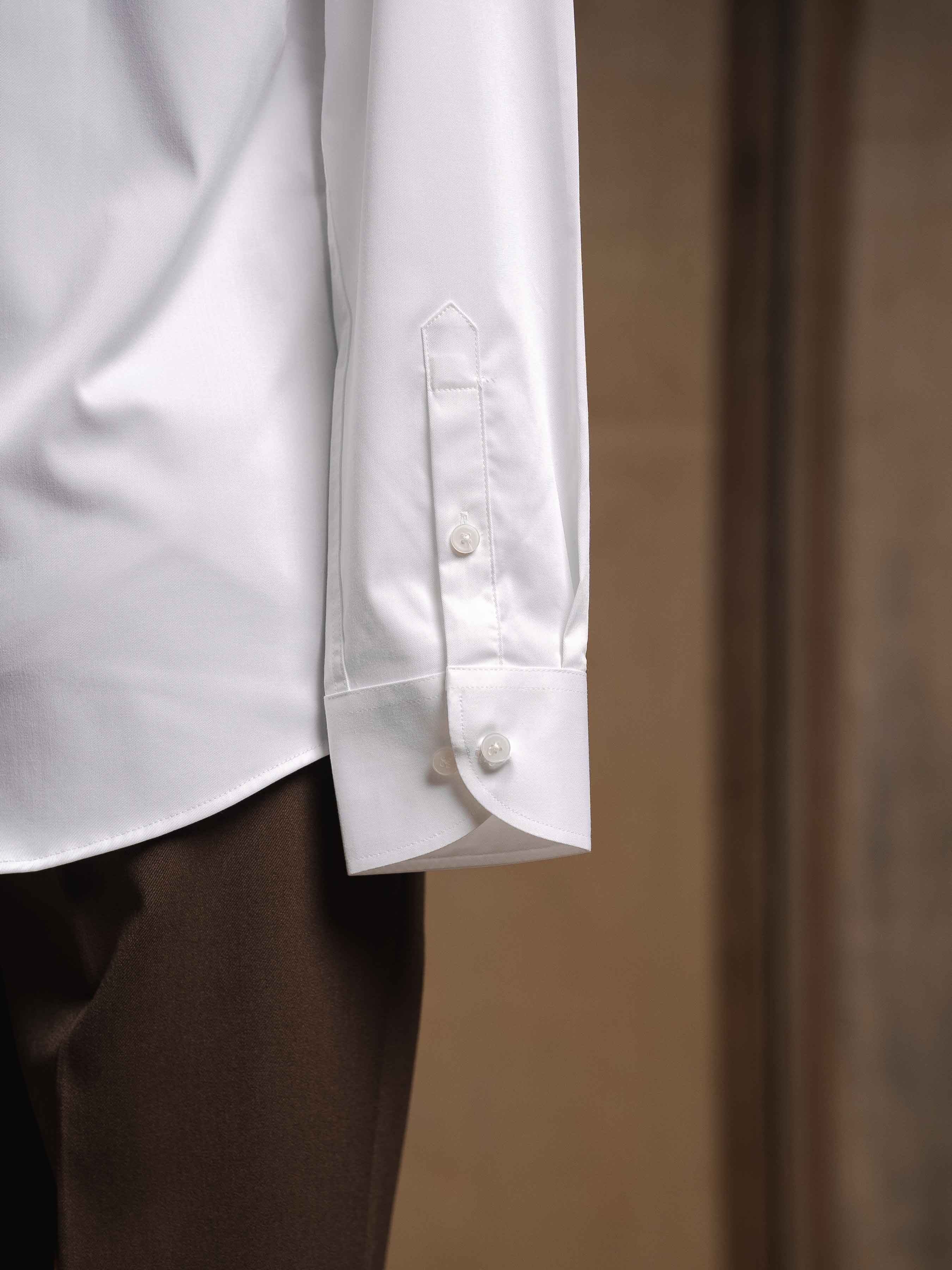 CuffFormalShirtWhiteClubCollar - Zeve