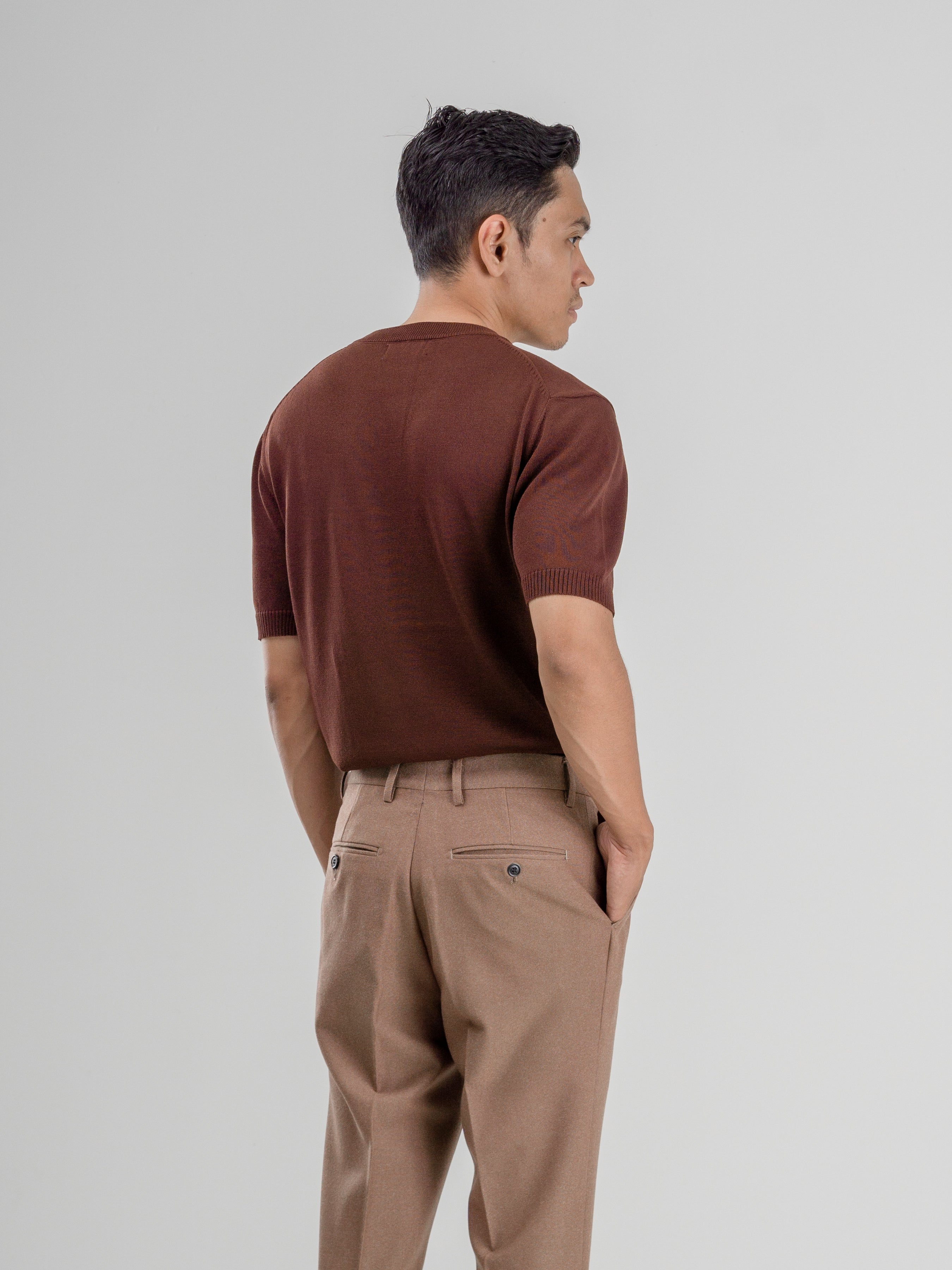 Dany-Round-Neck-Tee-Coffee_03 - Zeve