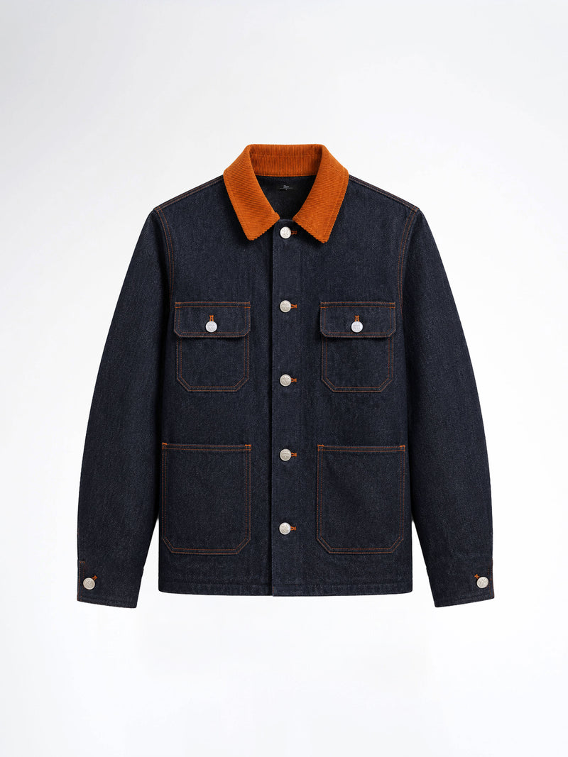 Denim Chore Jacket - Indigo Blue