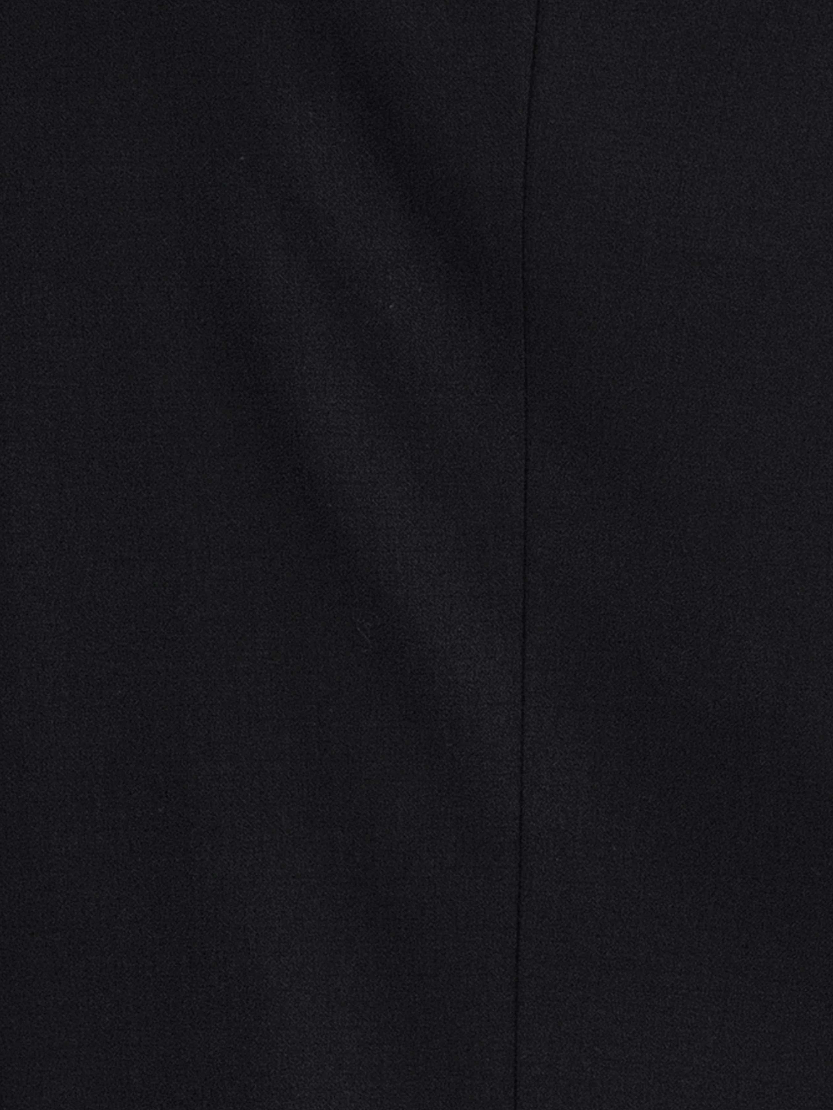 DoubleBreastedSuitBlazerJetBlackPlainPeakLapelInsideMaterial - Zeve