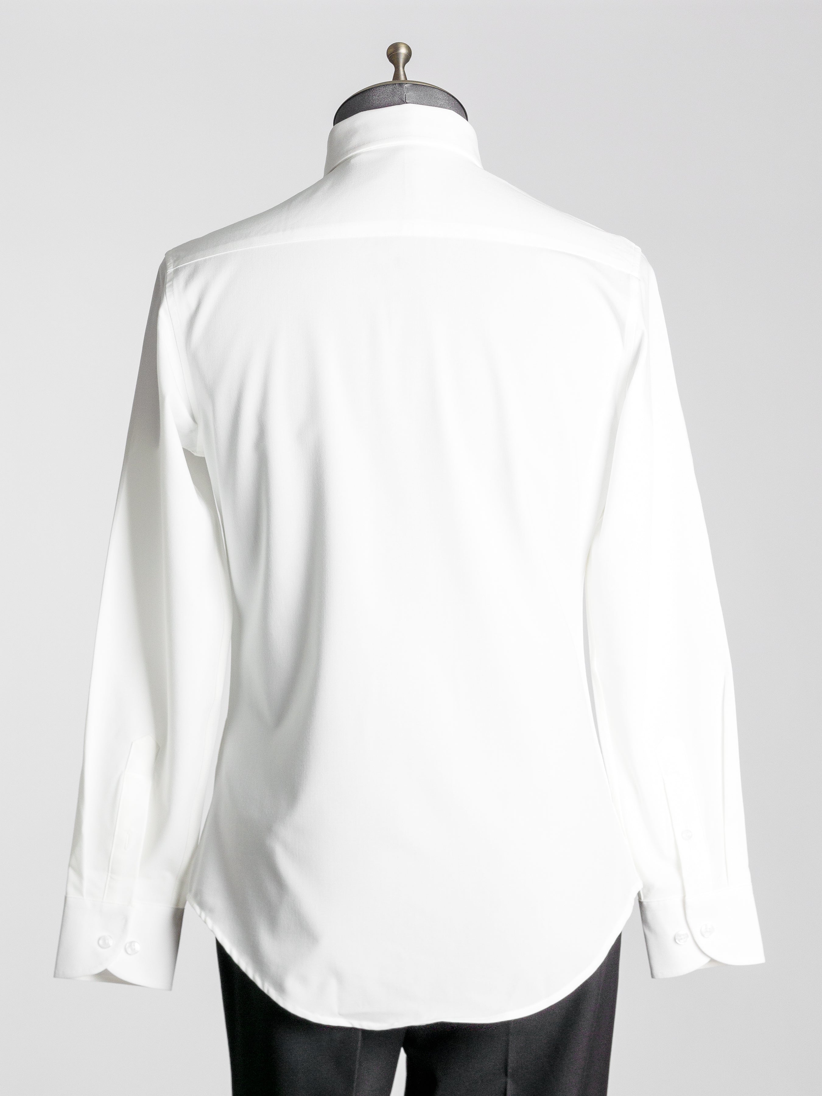 Elio-Formal-Shirt-White-Button-Down-Collar-Back - Zeve