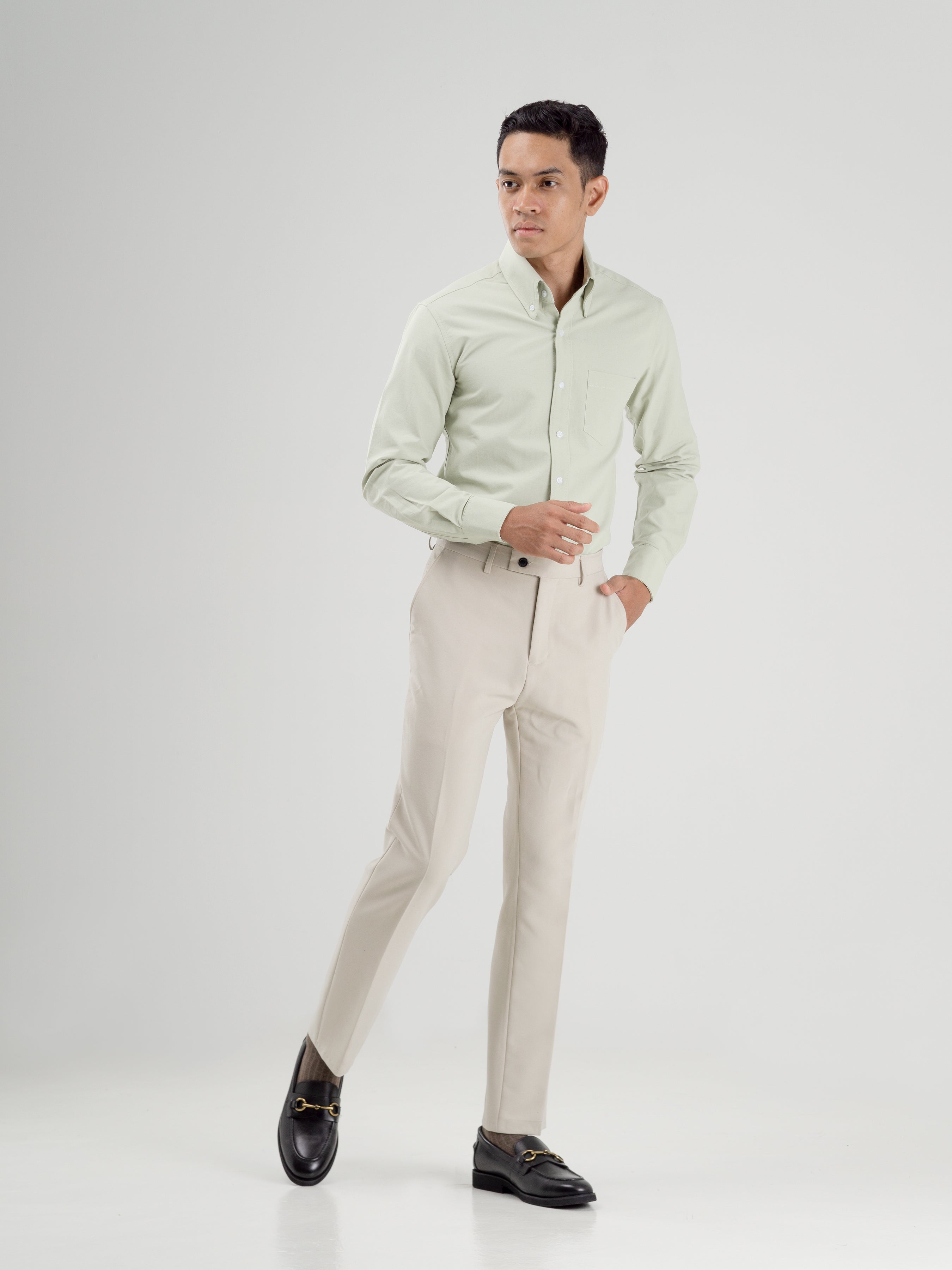 Formal-Shirt-Mint-Green-Oxford-Button-Down-Collar_04 - Zeve