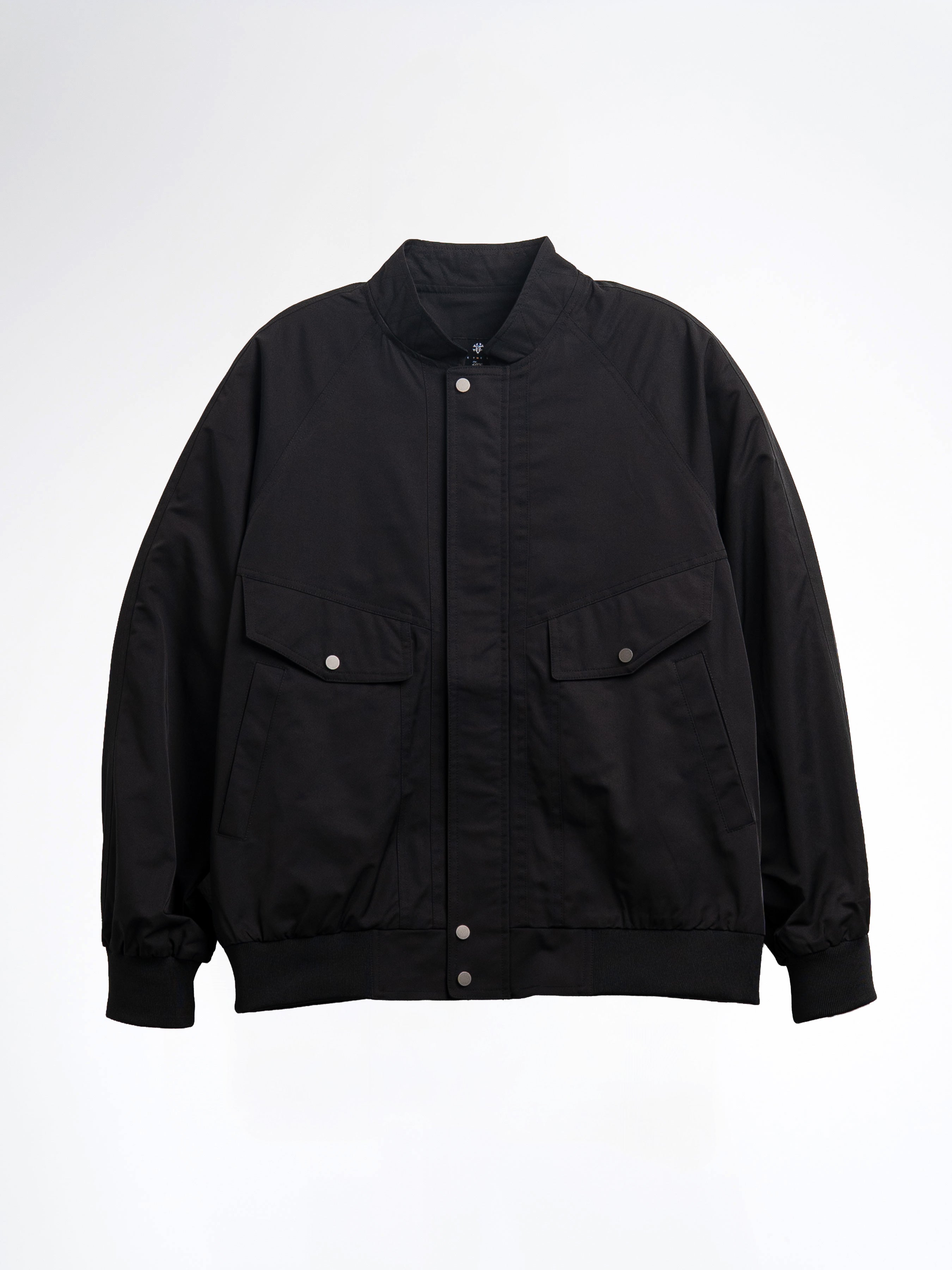 FortisBomberJacketBlackFront - Zeve