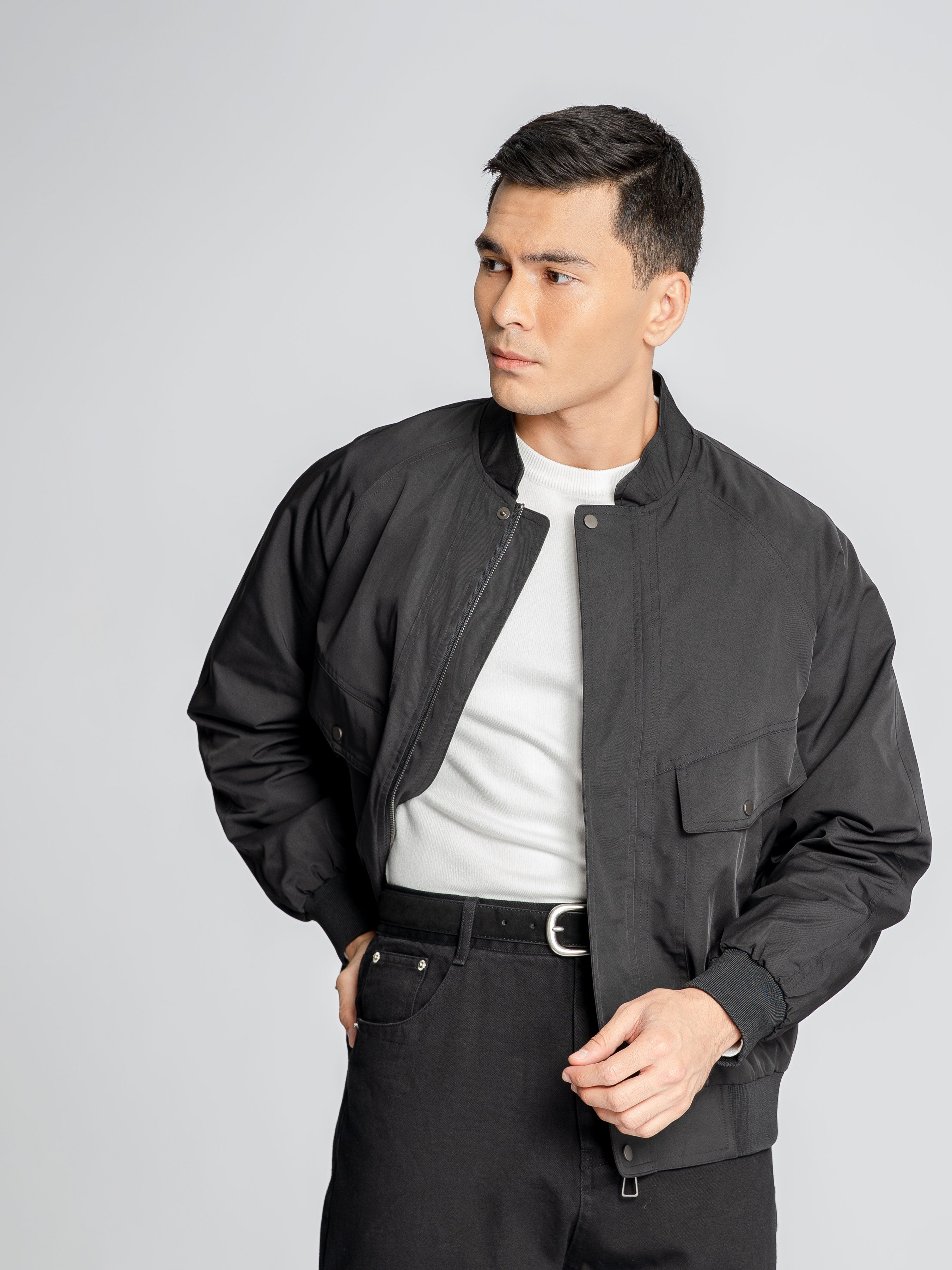 Fortis Bomber Jacket - Black