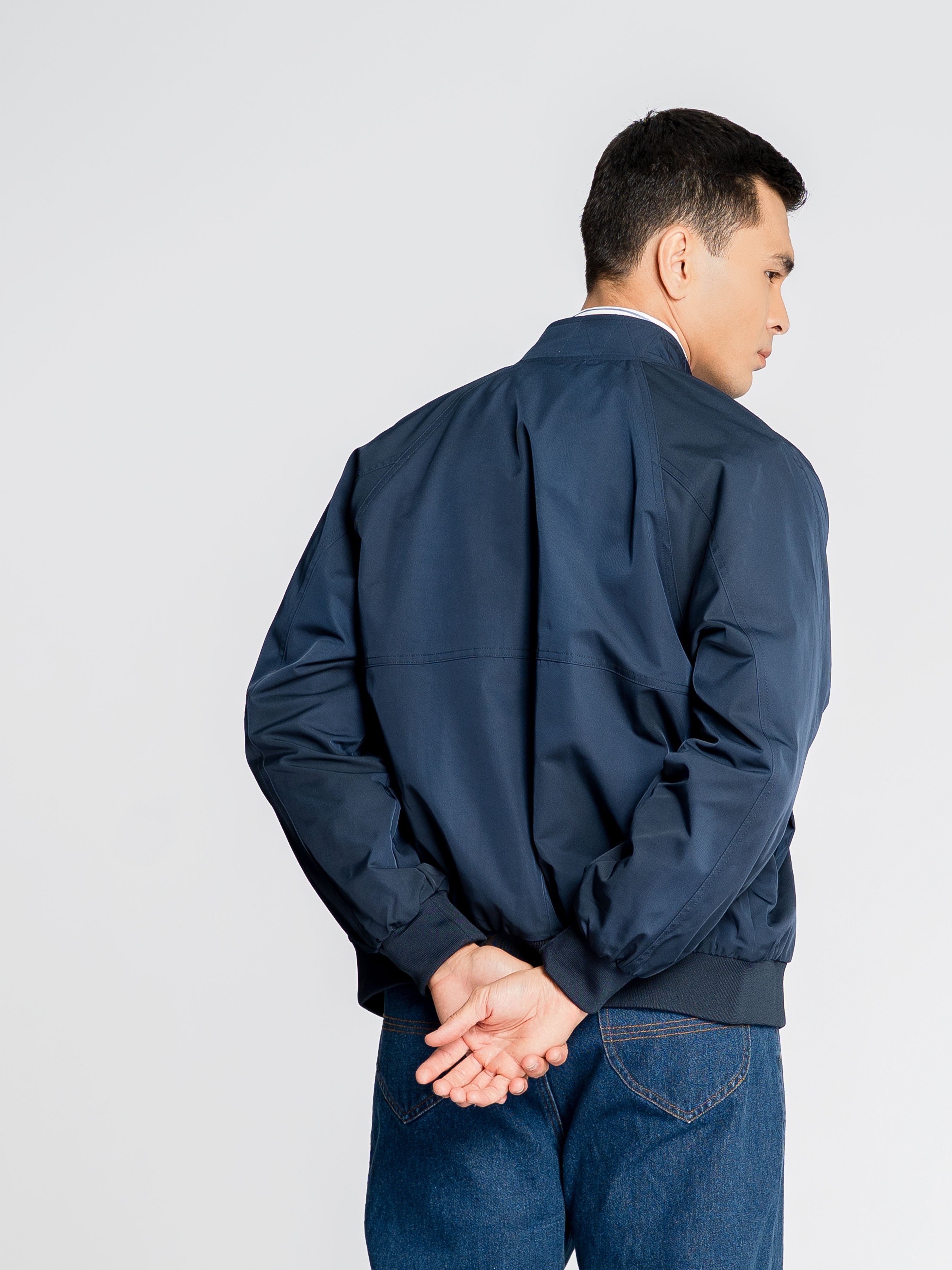 Fortis Bomber Jacket - Dark Blue