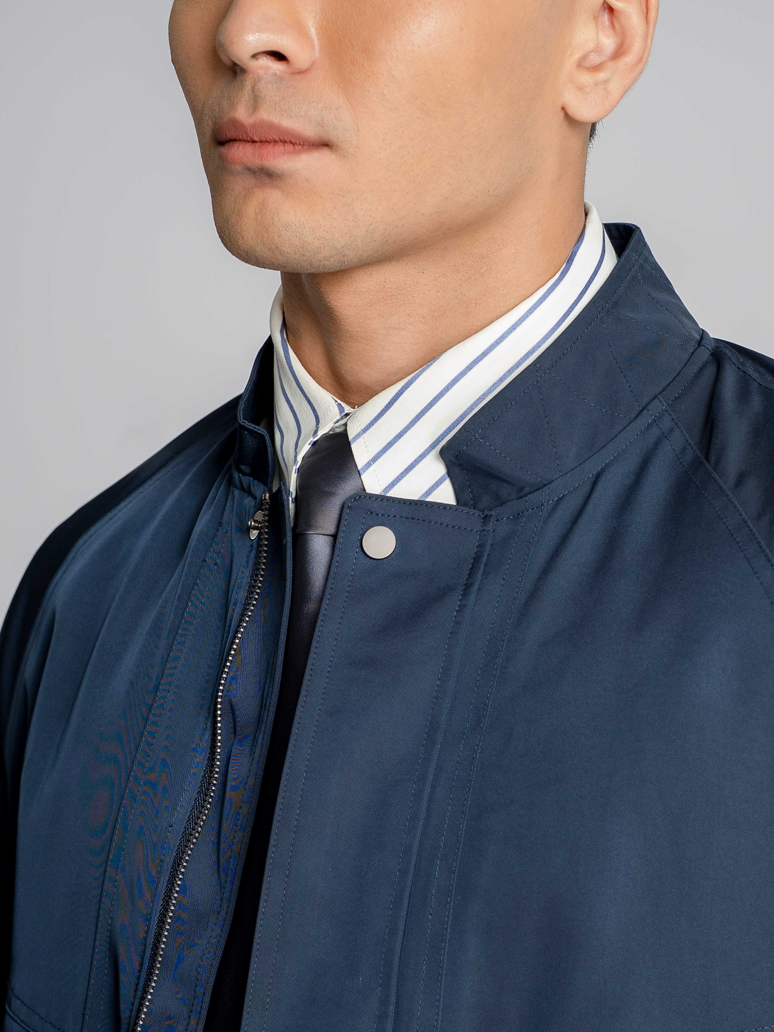 Fortis Bomber Jacket - Dark Blue