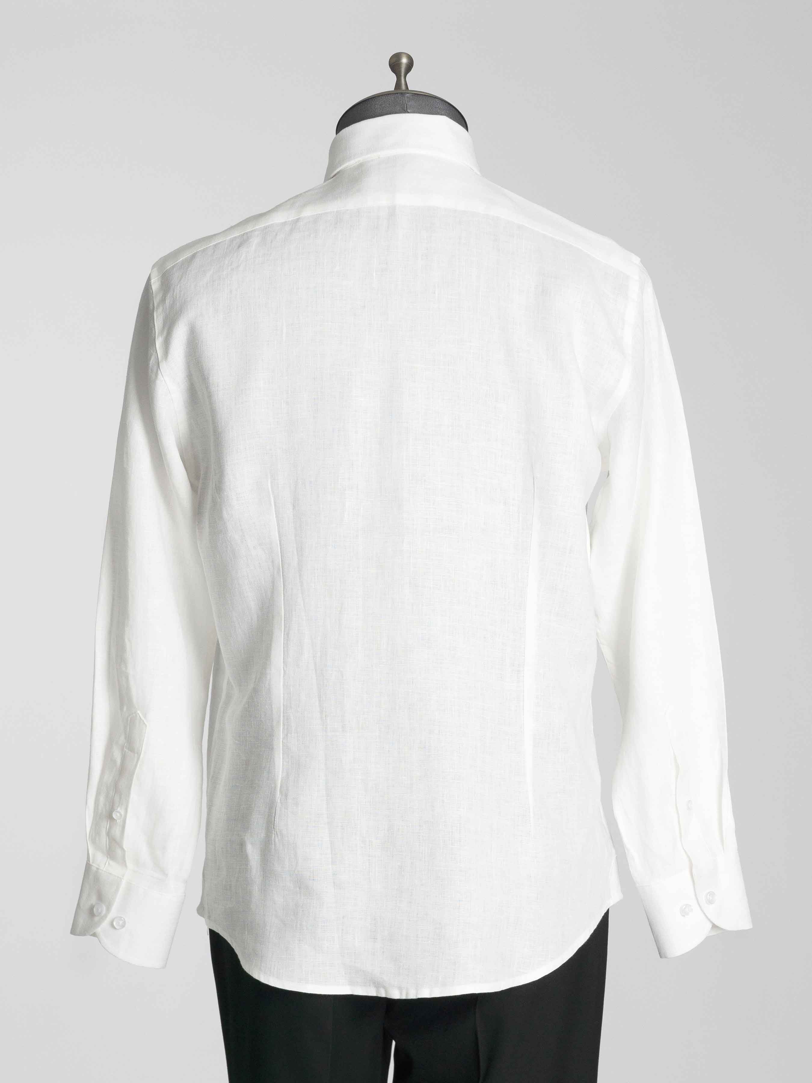 Franco-Linen-Shirt-White-Windsor-Collar-Back_e71df05c-91aa-4efc-961e-135cfc44d120 - Zeve