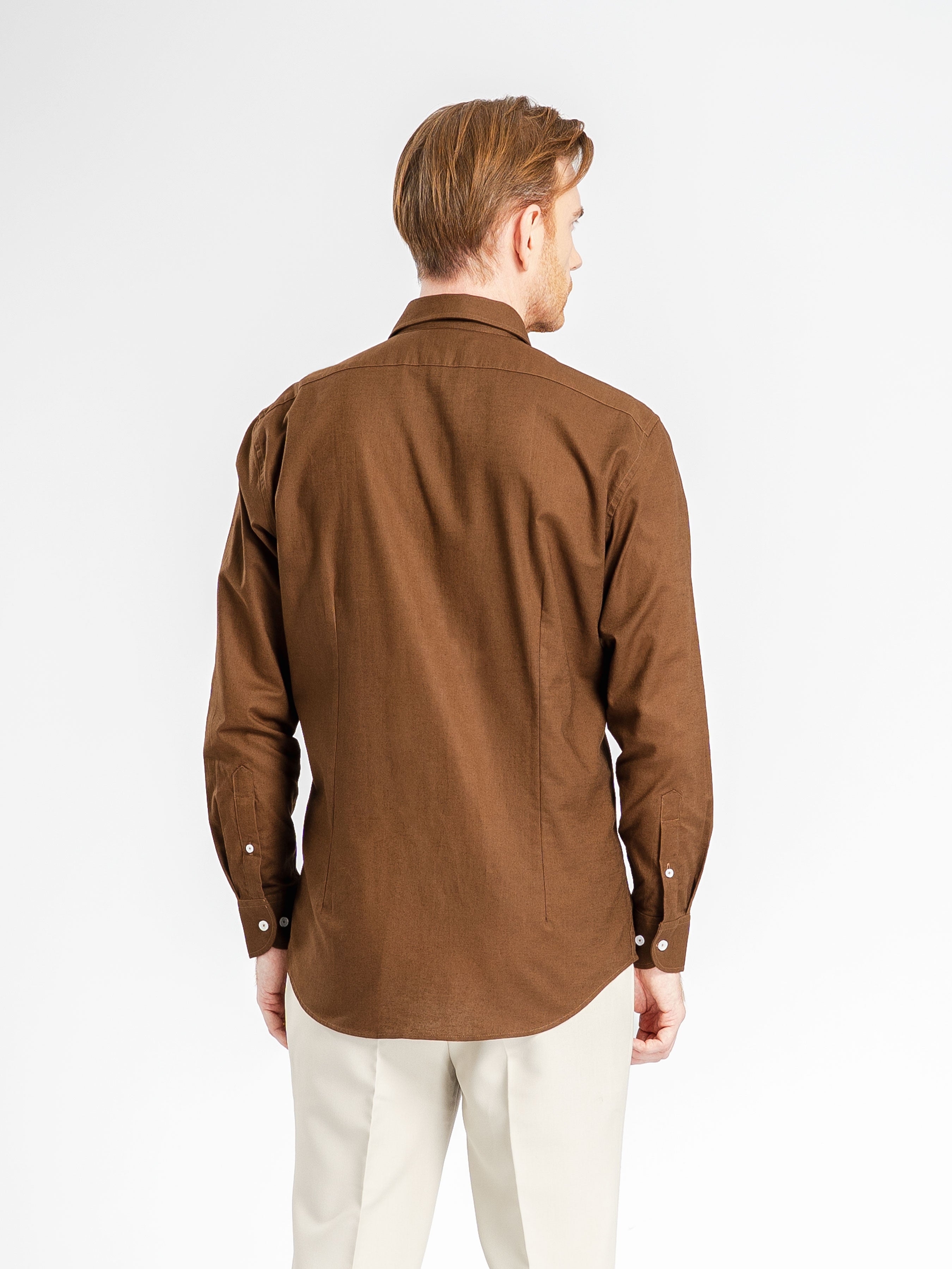 FrancoLinenShirtCoffeeWindsorCollar2_a470f59e-06d8-47a2-8bc6-b2692417d958 - Zeve