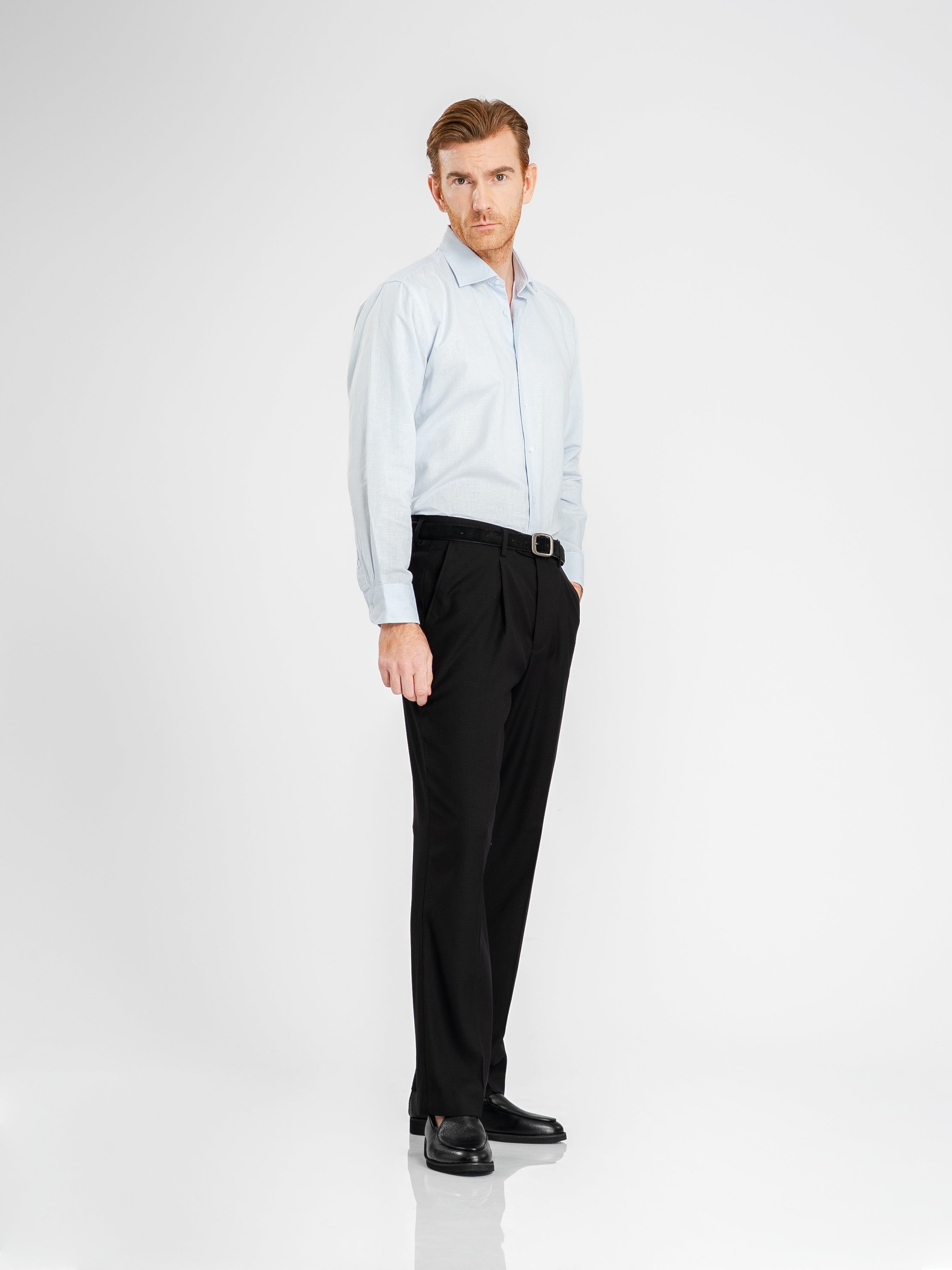 FrancoLinenShirtLightBlueWindsorCollar4 - Zeve
