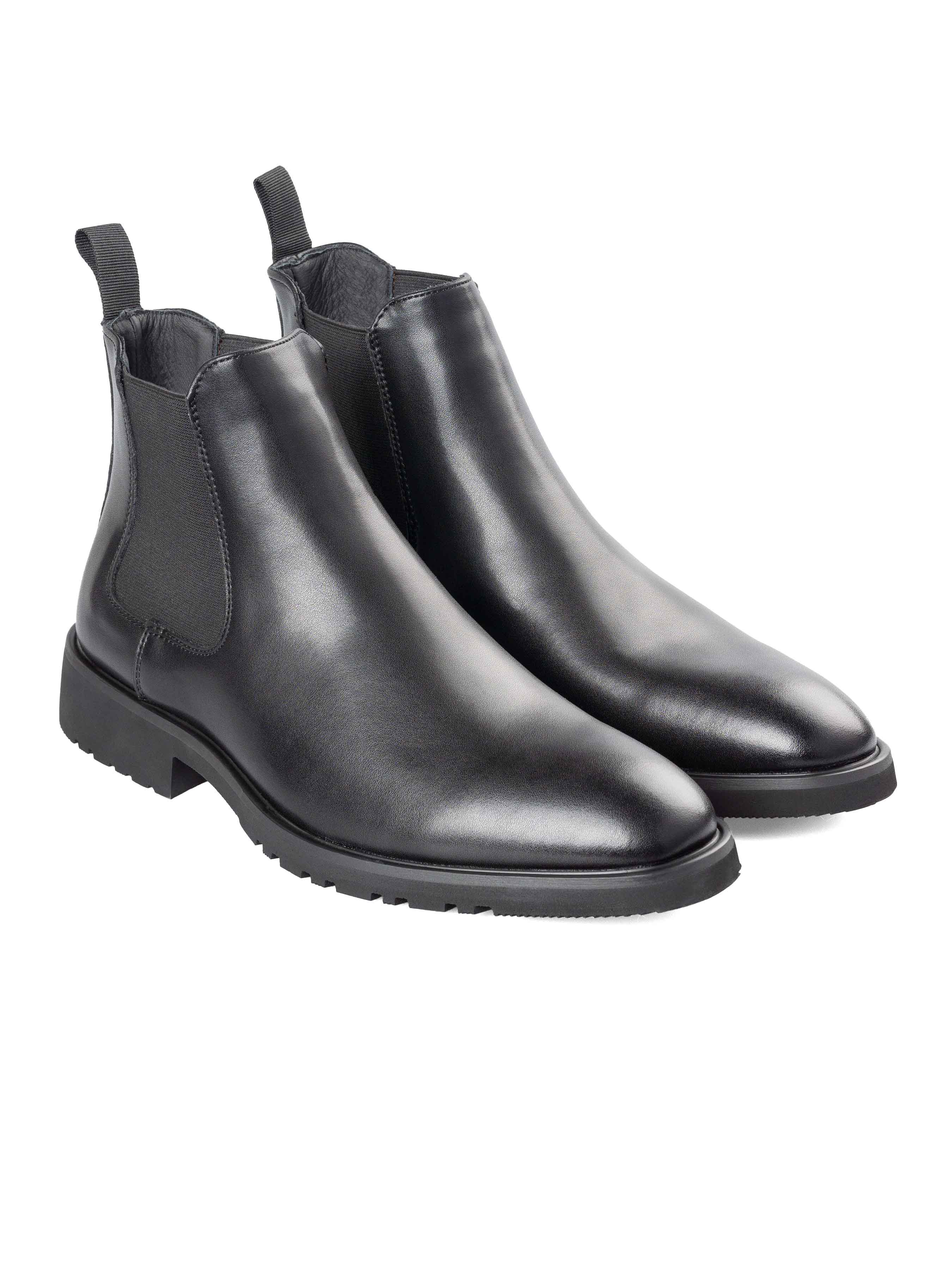 Front-Dex-Chelsea-Boots-Black-FS - Zeve