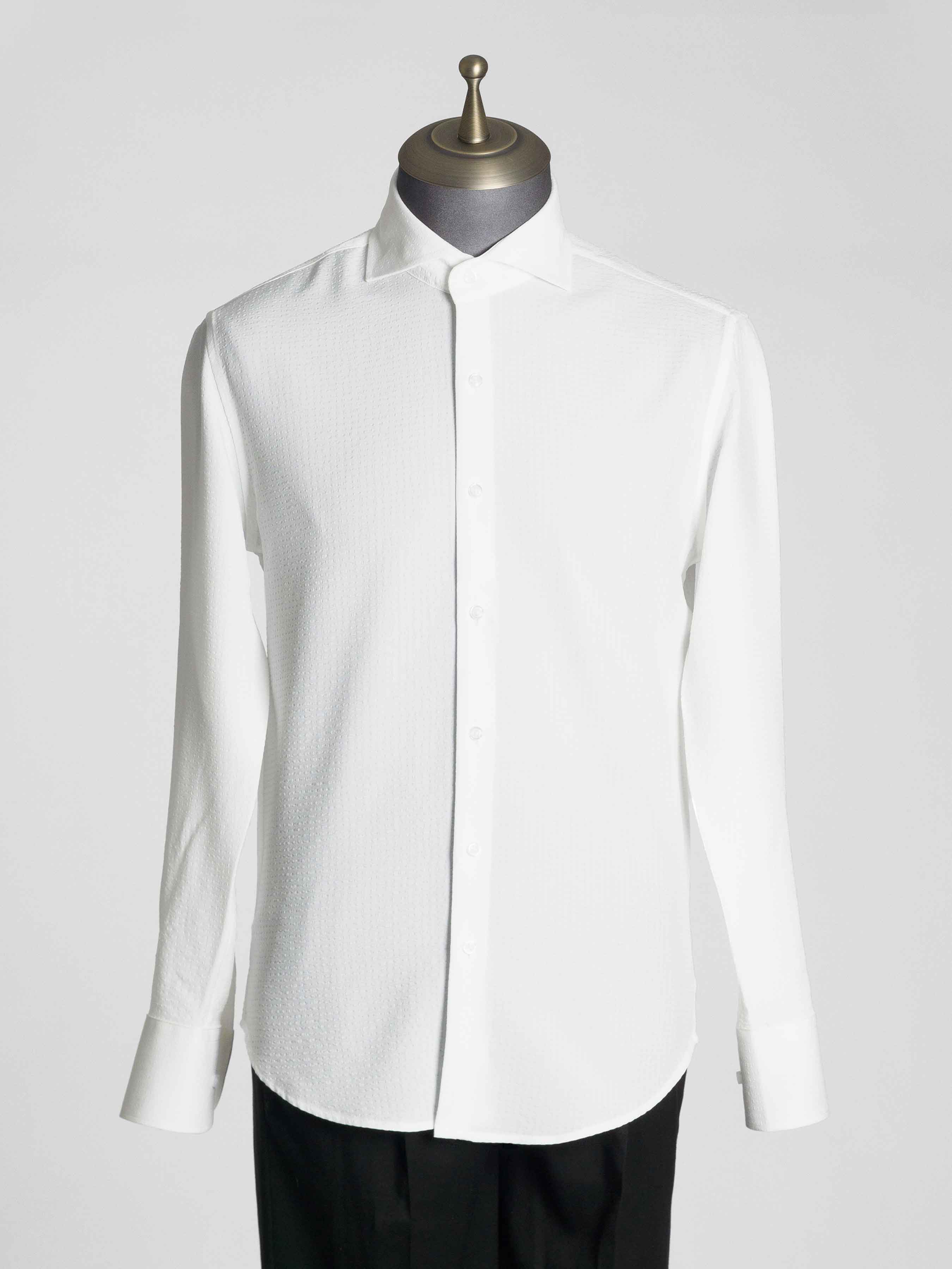 Seersucker Shirt - White