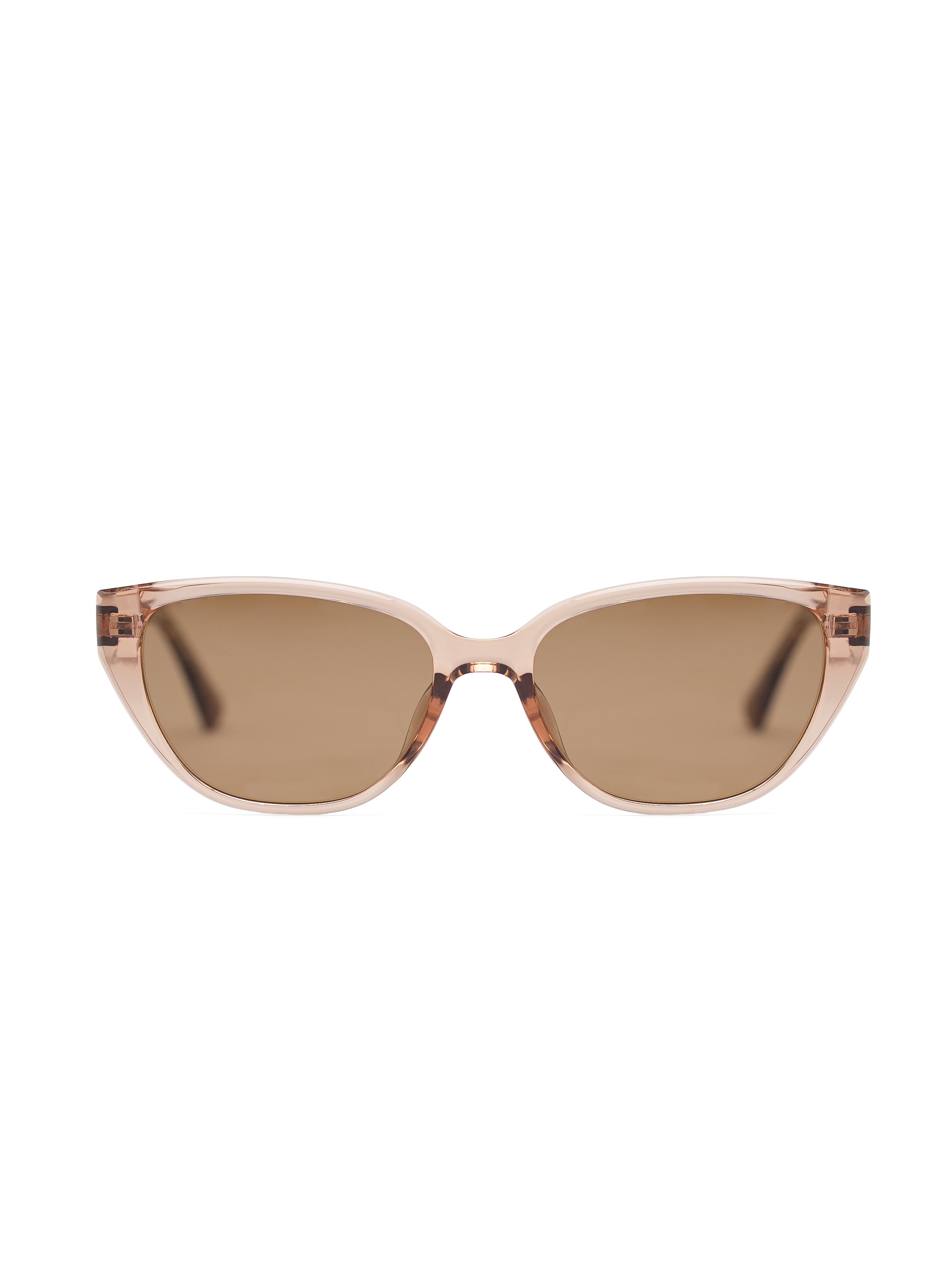 FrontHeraSunglassesCoffeeBrownish - Zeve