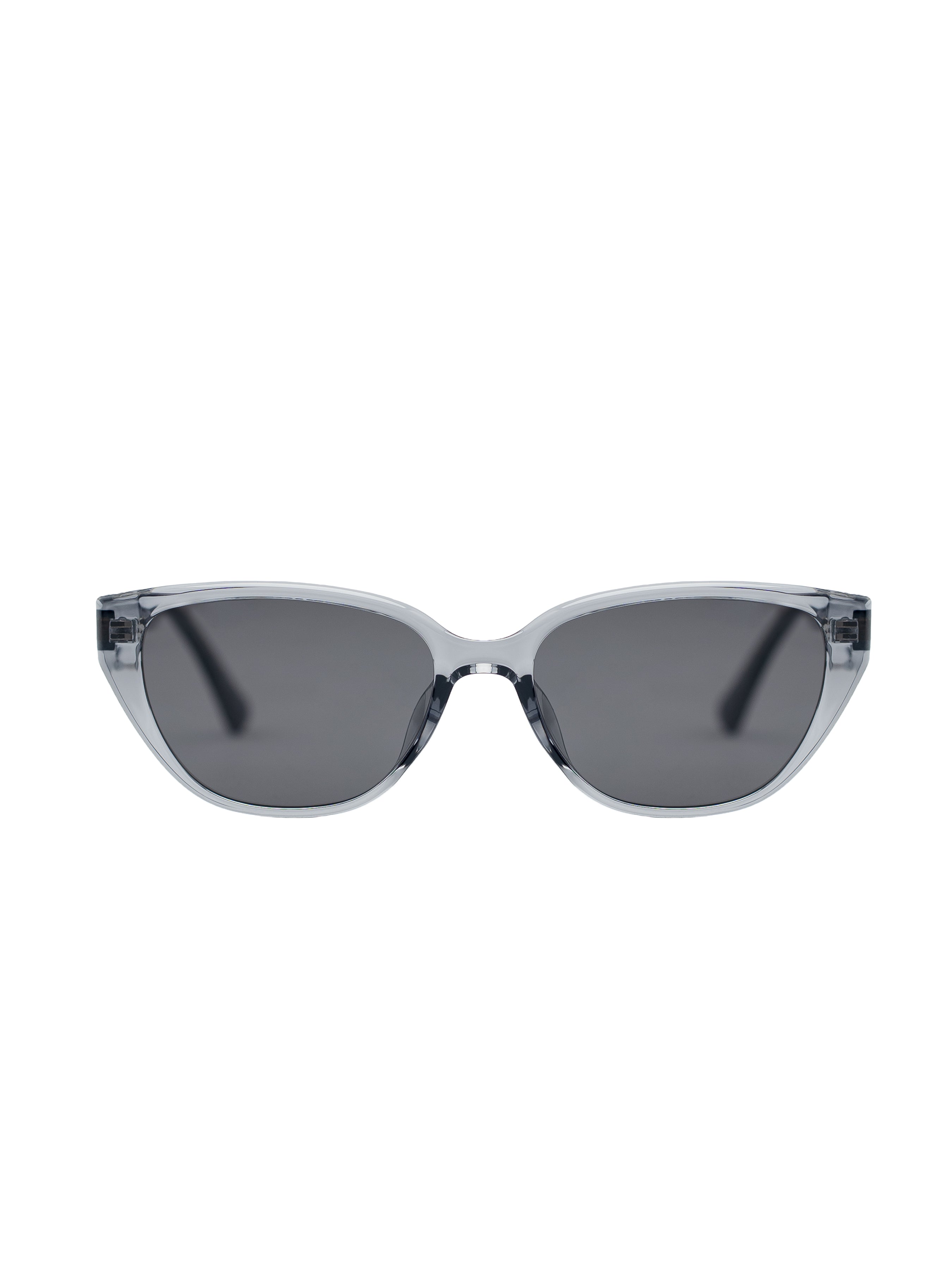 FrontHeraSunglassesTransparentGrey - Zeve