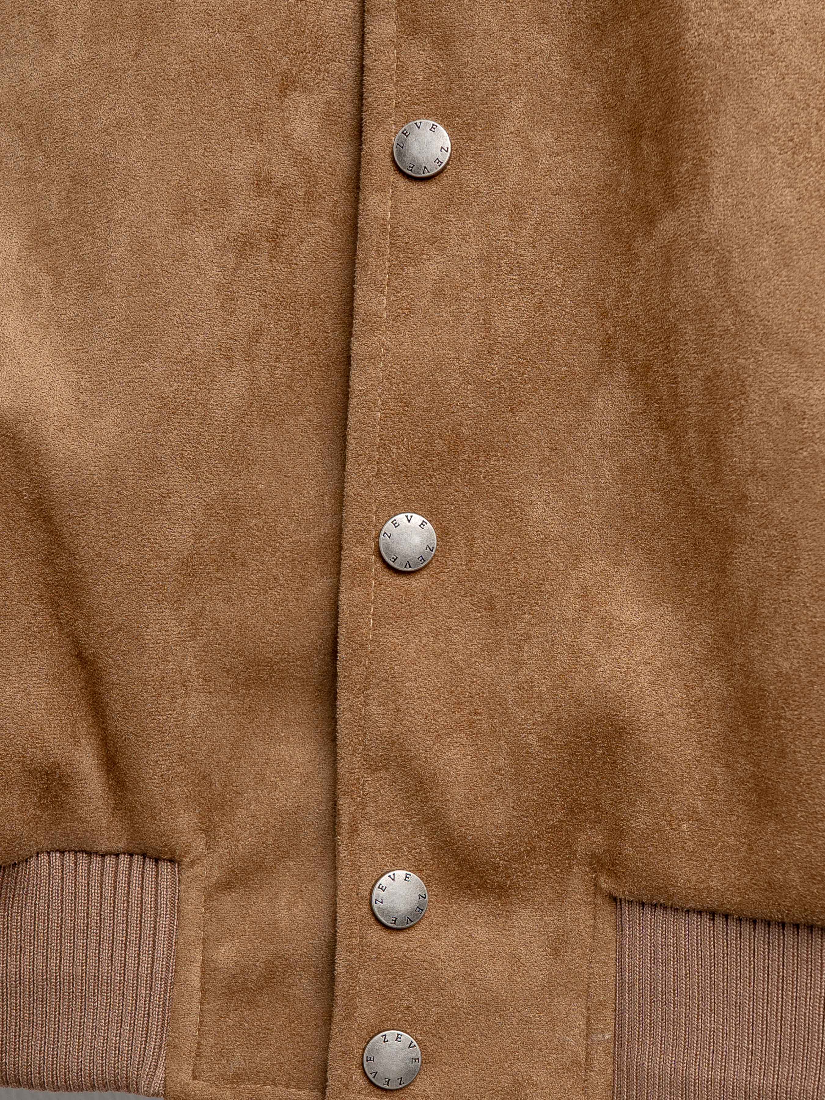 Harvard Suede Jacket - Mocha