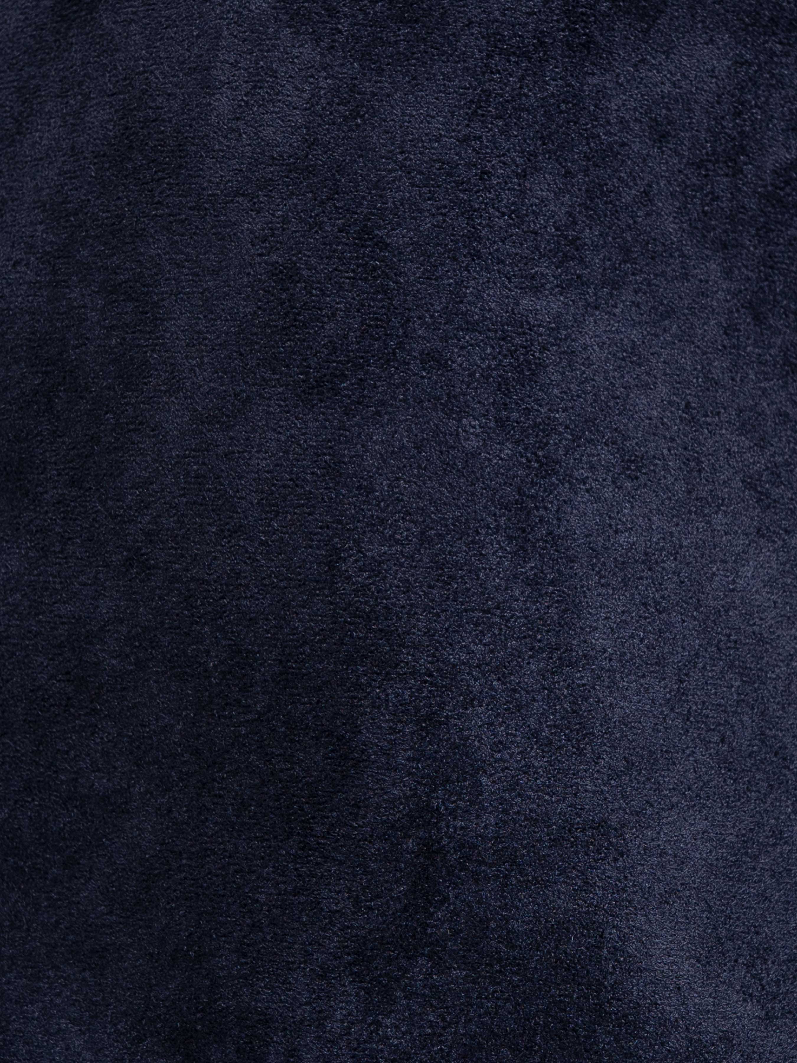 Harvard Suede Jacket - Navy
