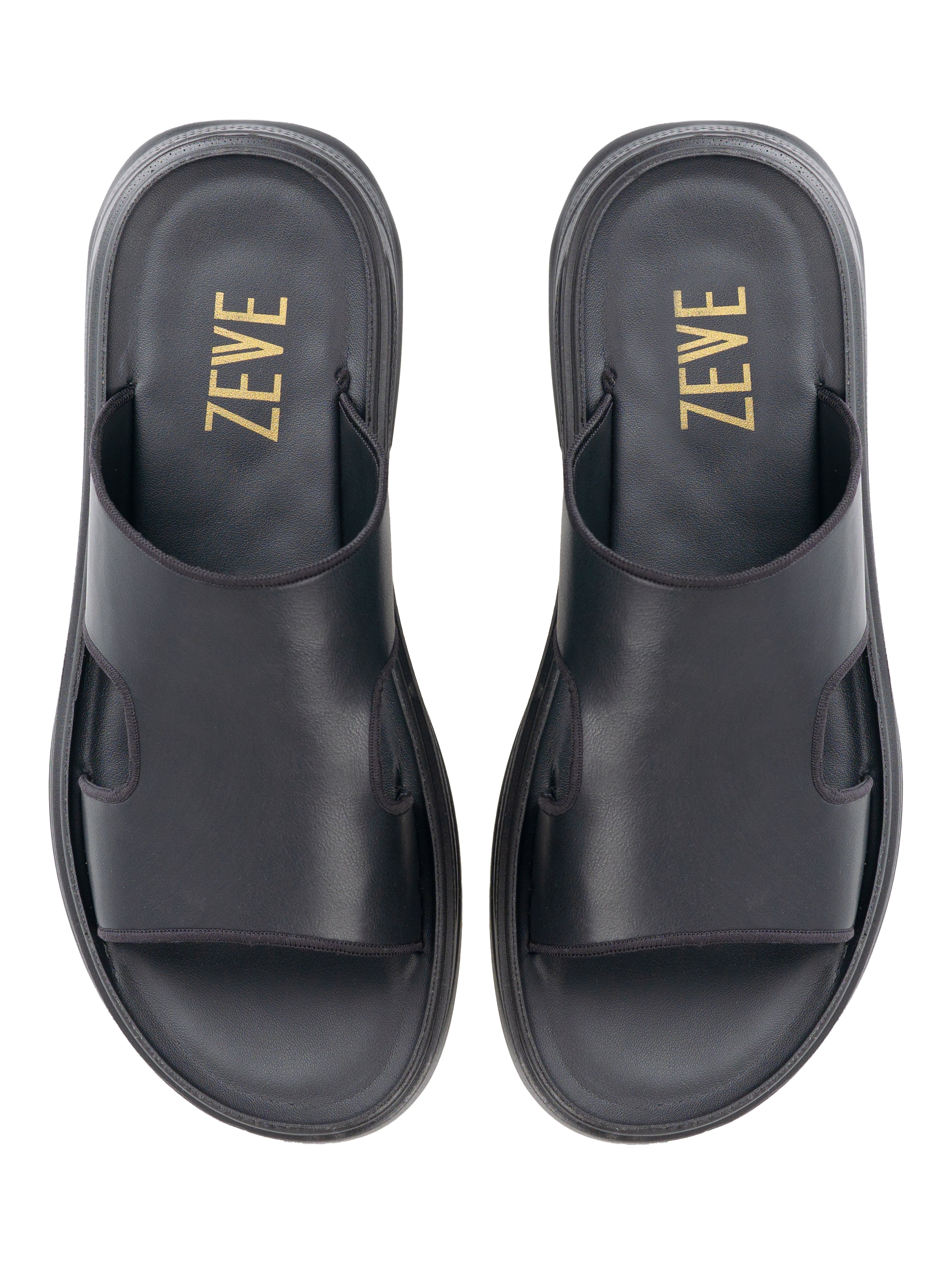 Hendrix-Sandal-Black-Plain-_Cloud-Sole__04 - Zeve