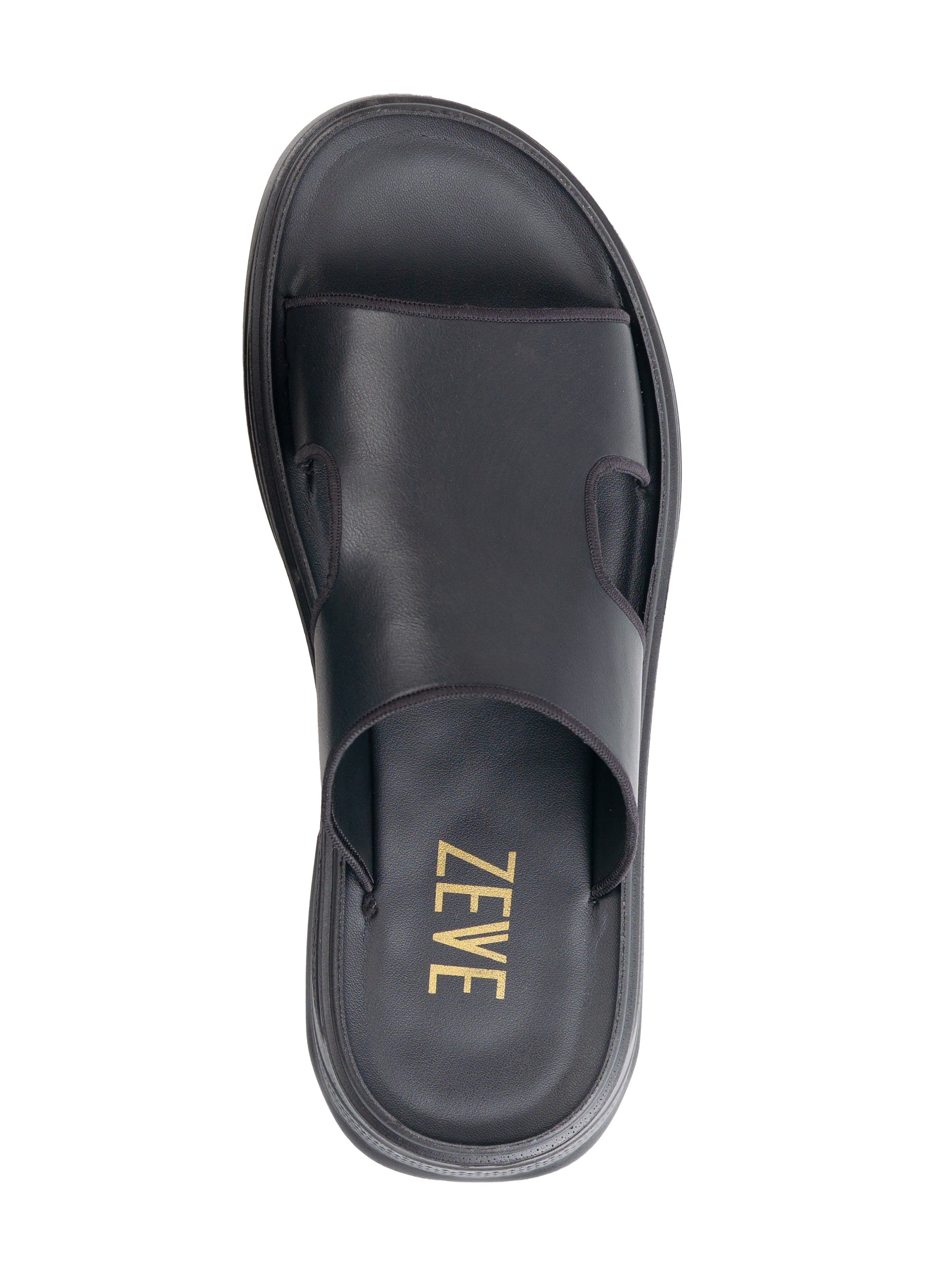 Hendrix-Sandal-Black-Plain-_Cloud-Sole__05 - Zeve