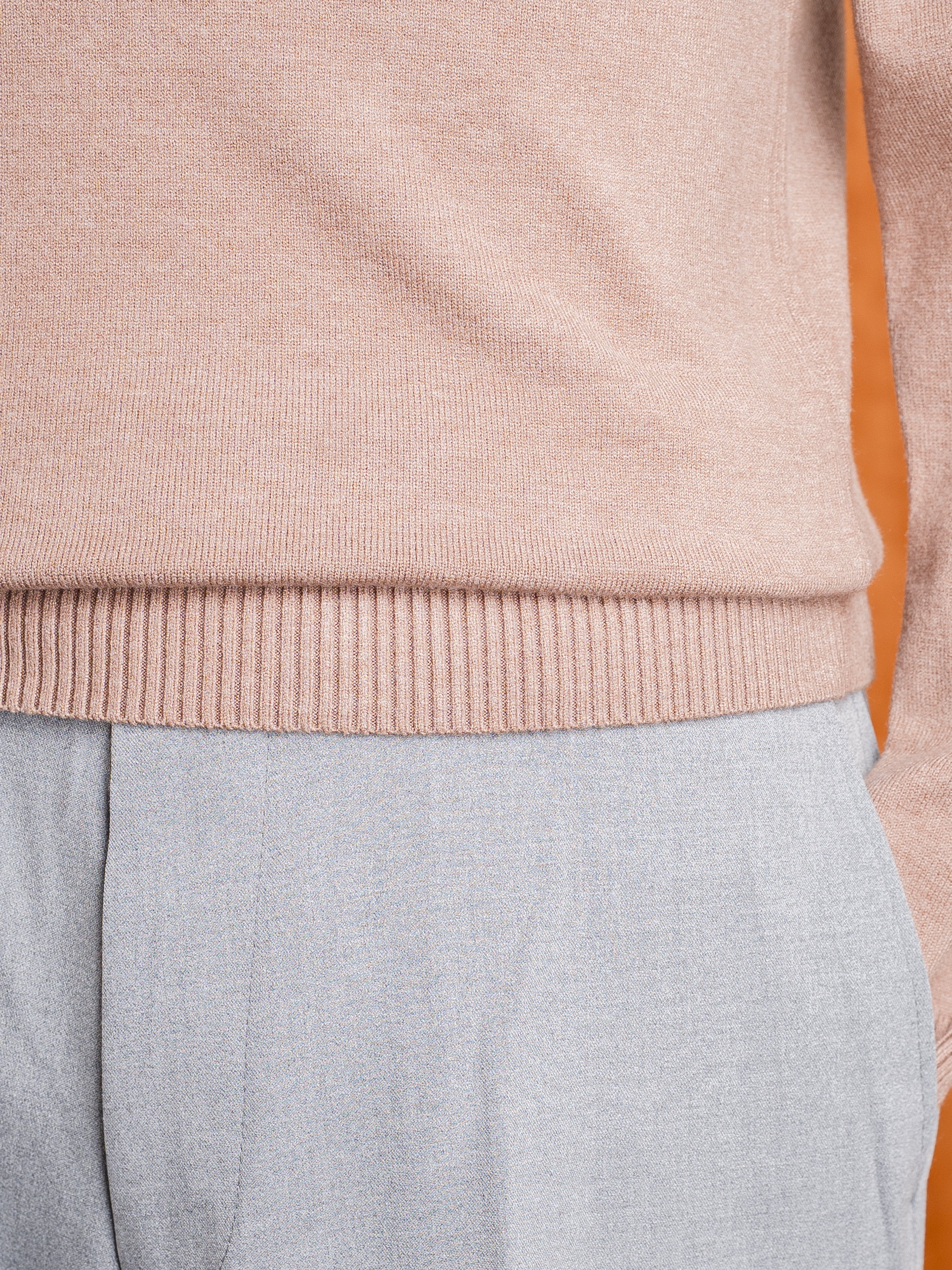 High Neck Sweater - Mocha