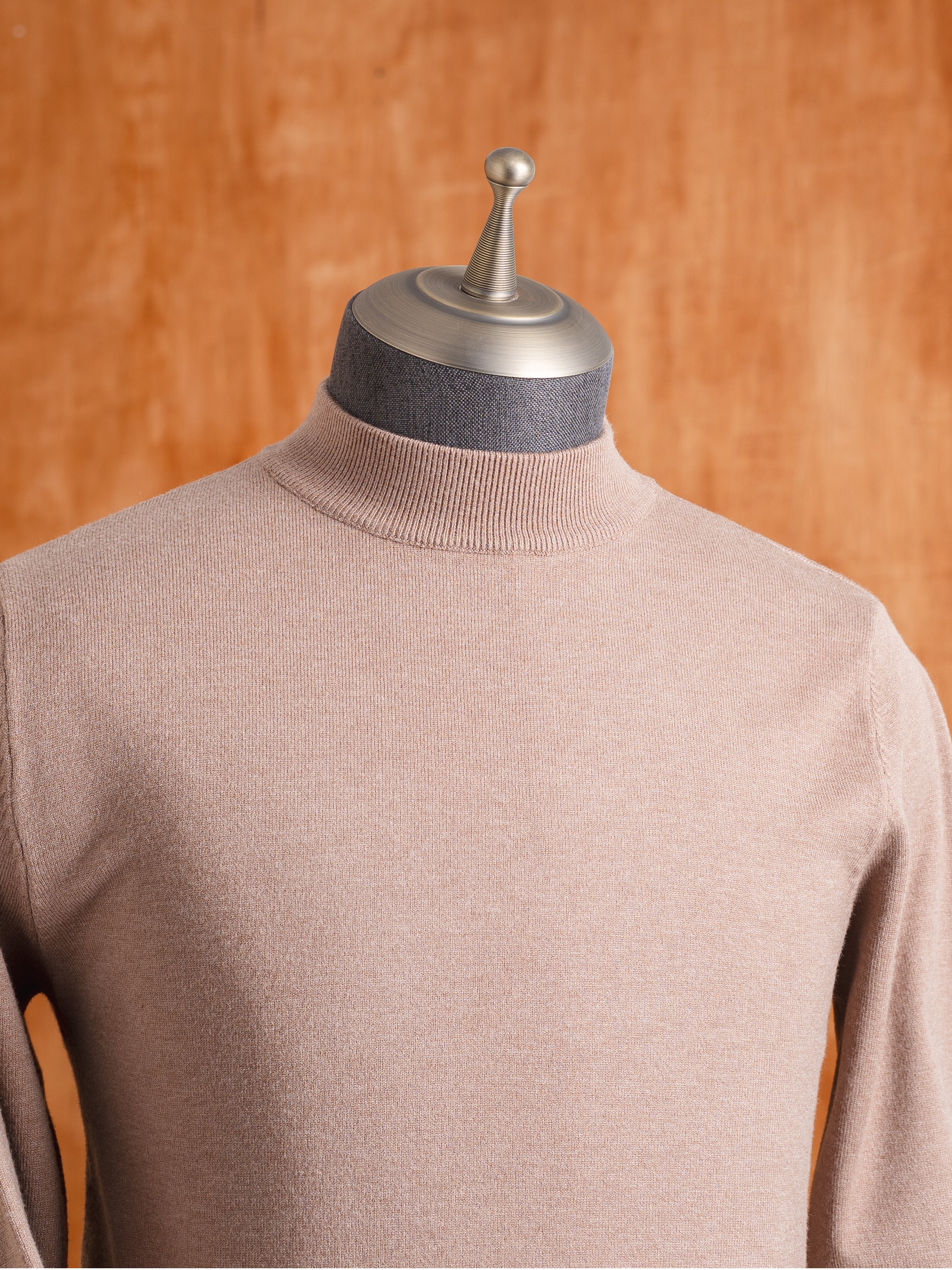 High Neck Sweater - Mocha