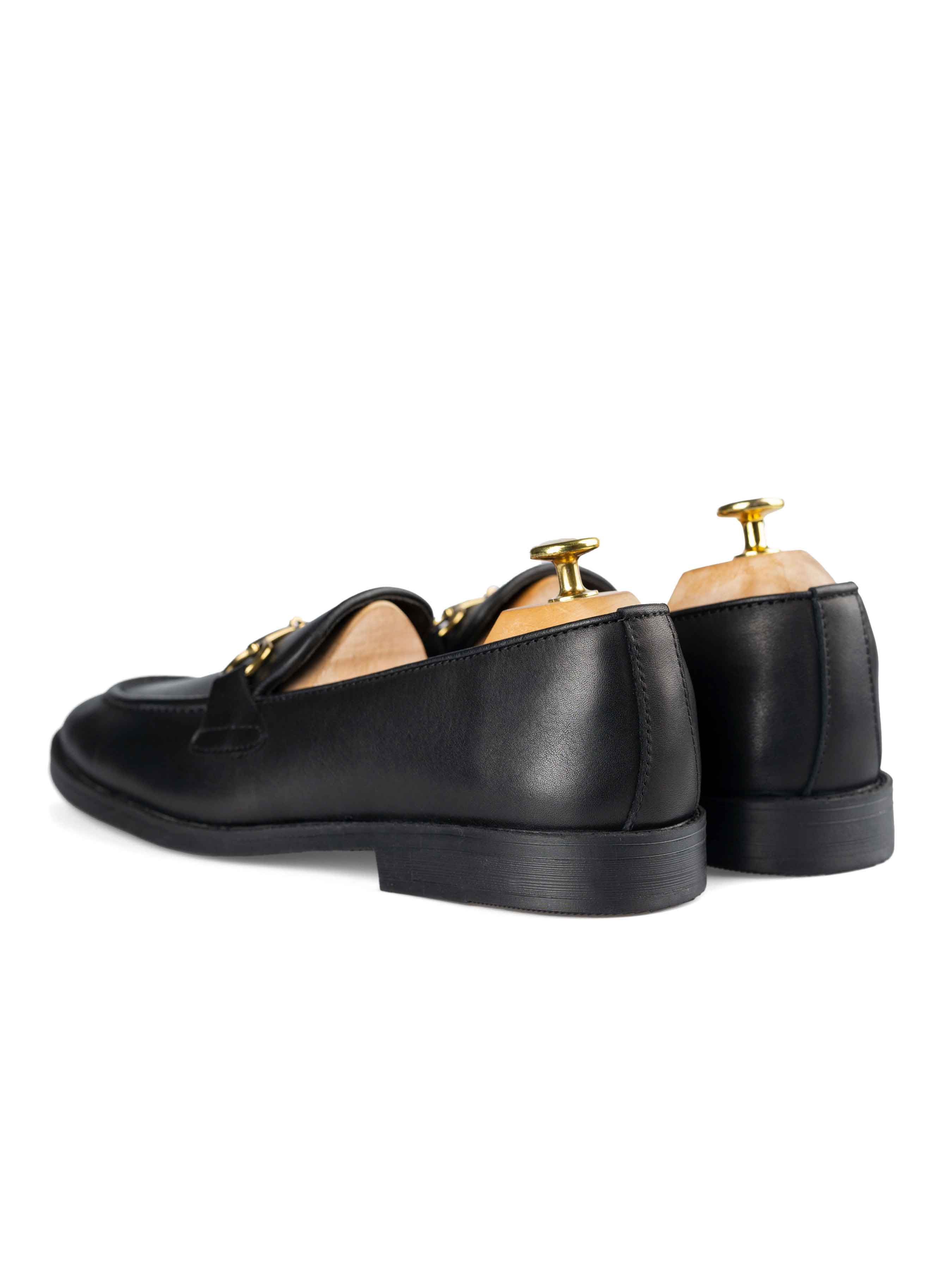 Horsebit-Buckle-Loafer-Solid-Black-Leather_03 - Zeve