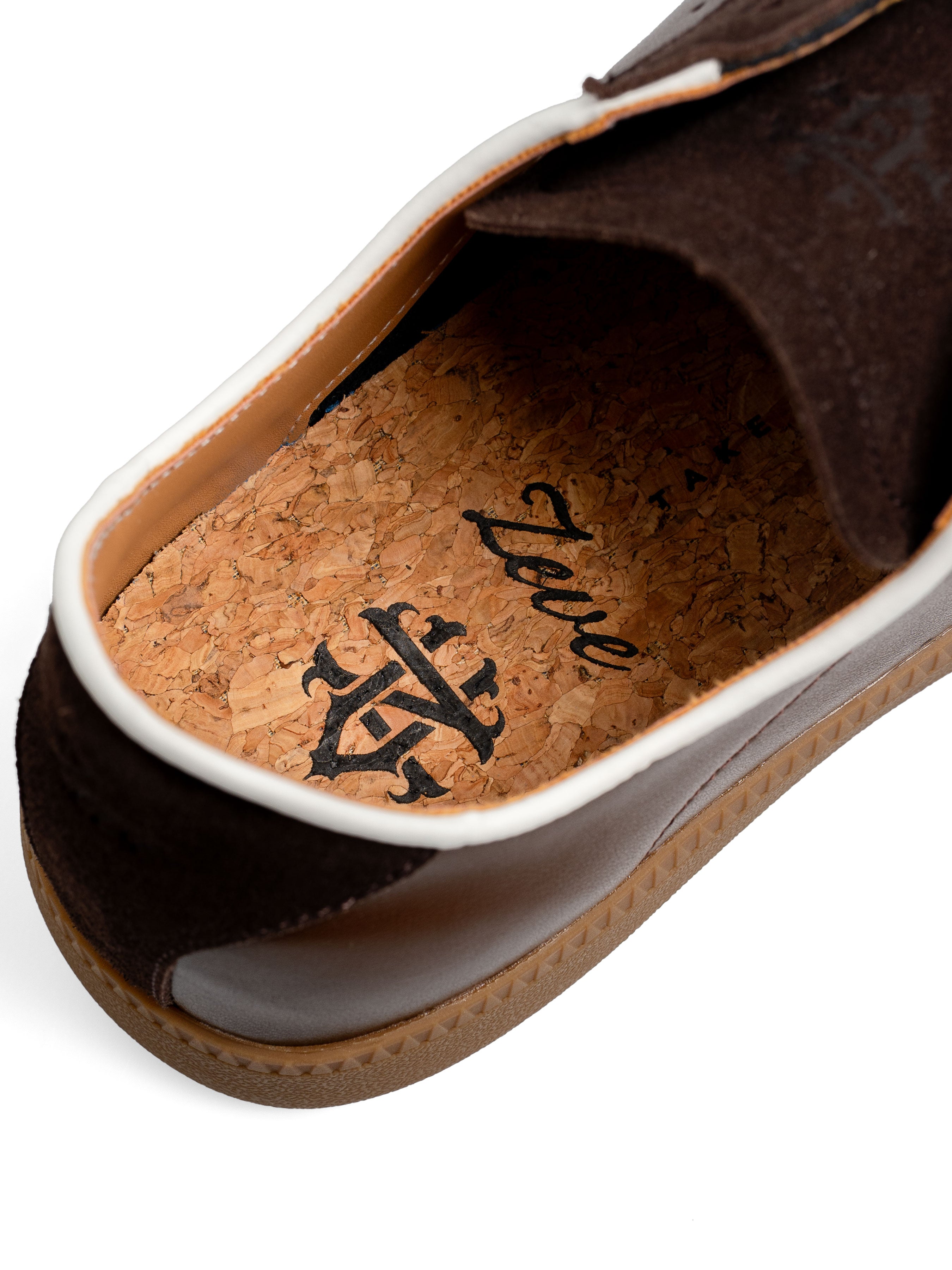 InsoleZeveTrainerSneakerDarkBrownSuede - Zeve