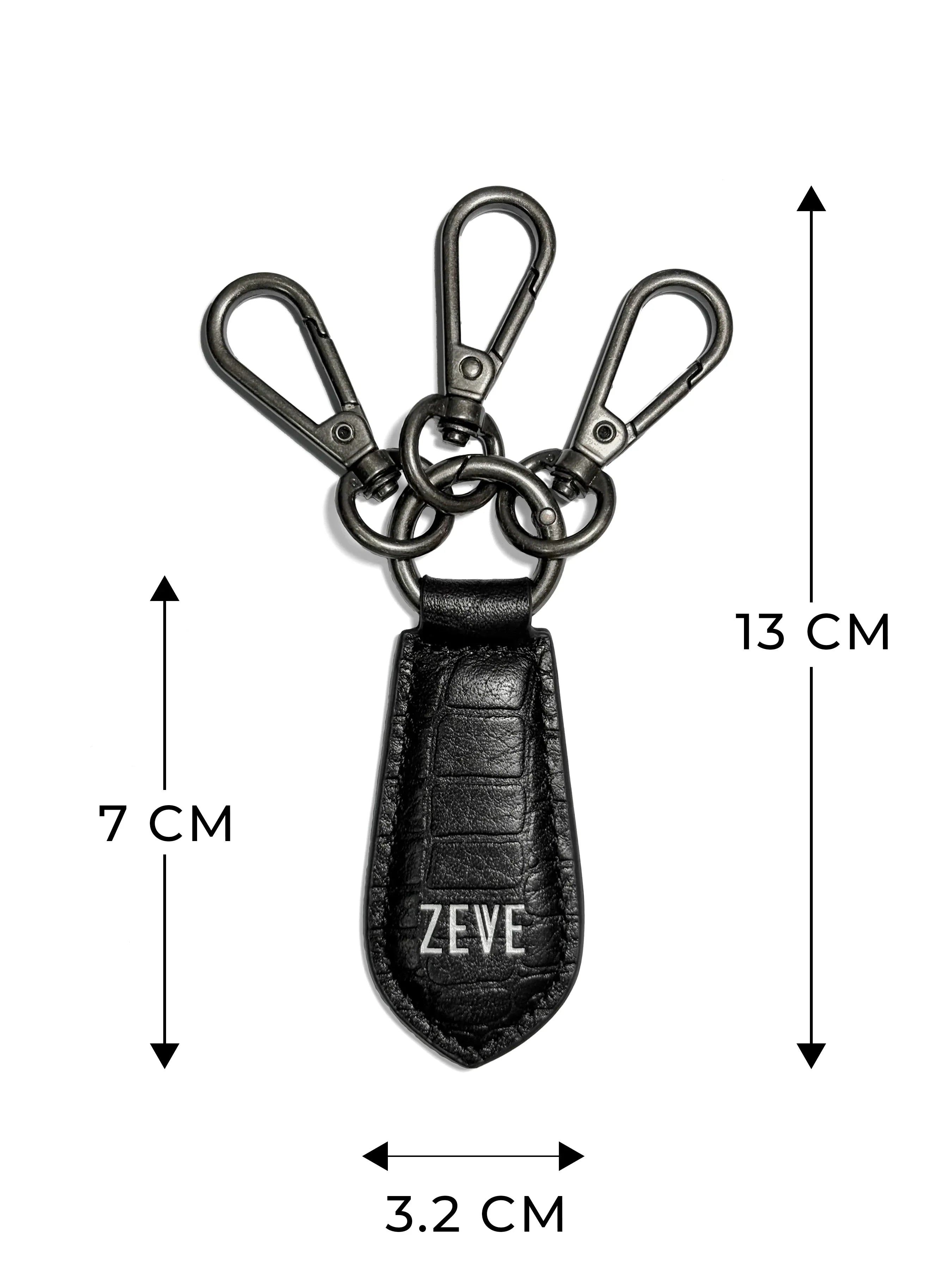 Zeve Leather Keychain