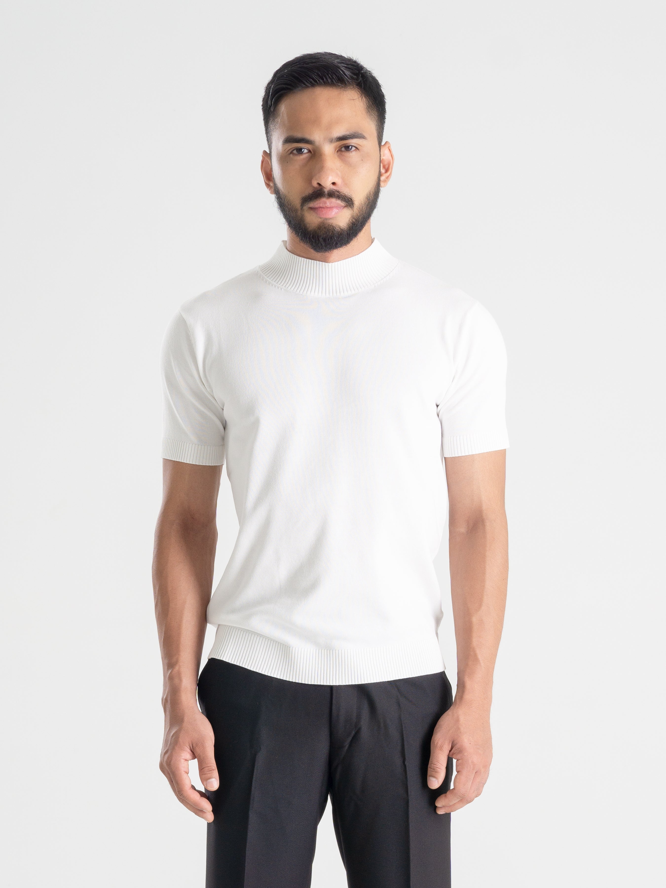 Knit-Crew-Neck-Tee-White_01 - Zeve
