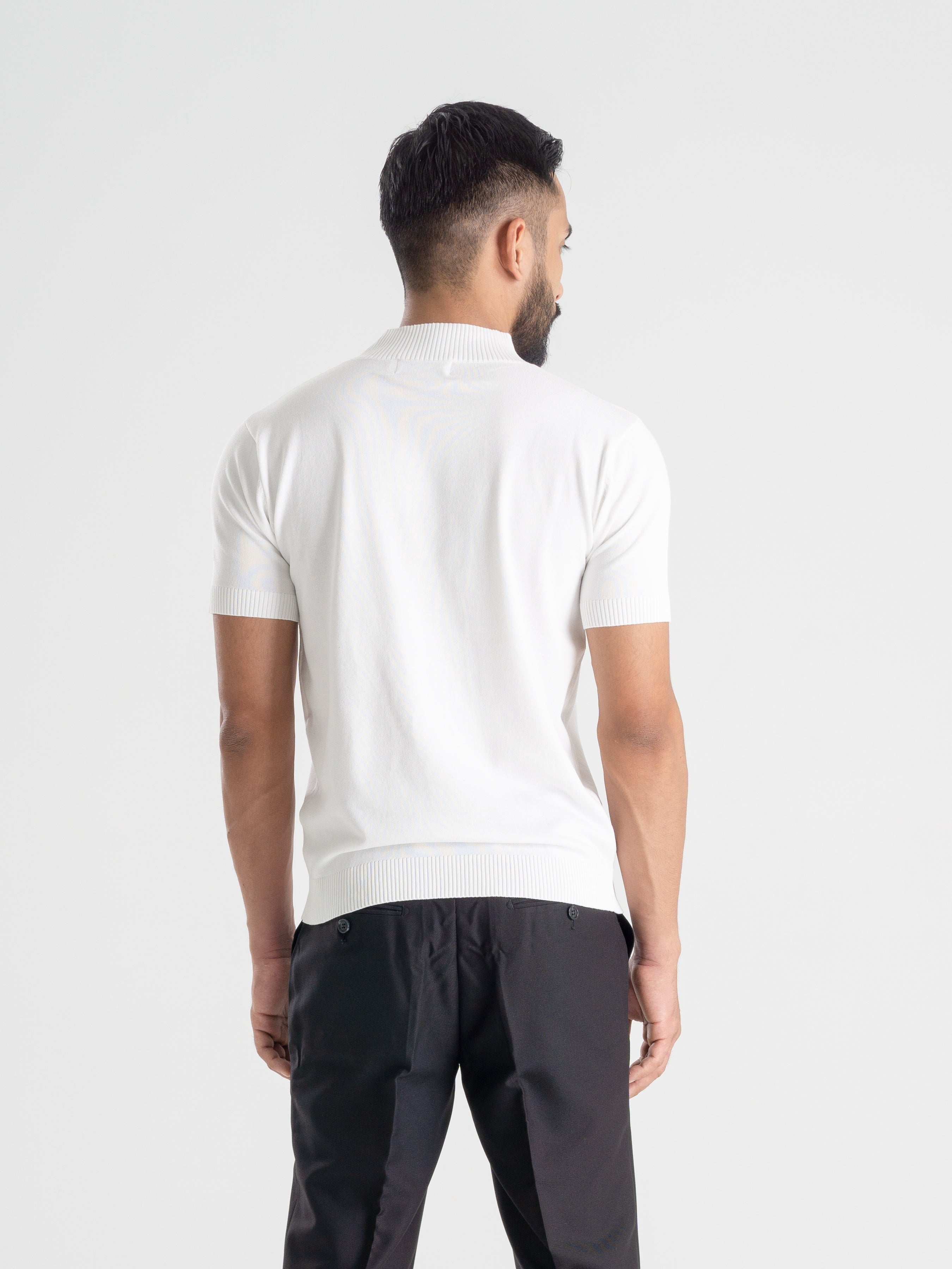 Knit-Crew-Neck-Tee-White_03 - Zeve